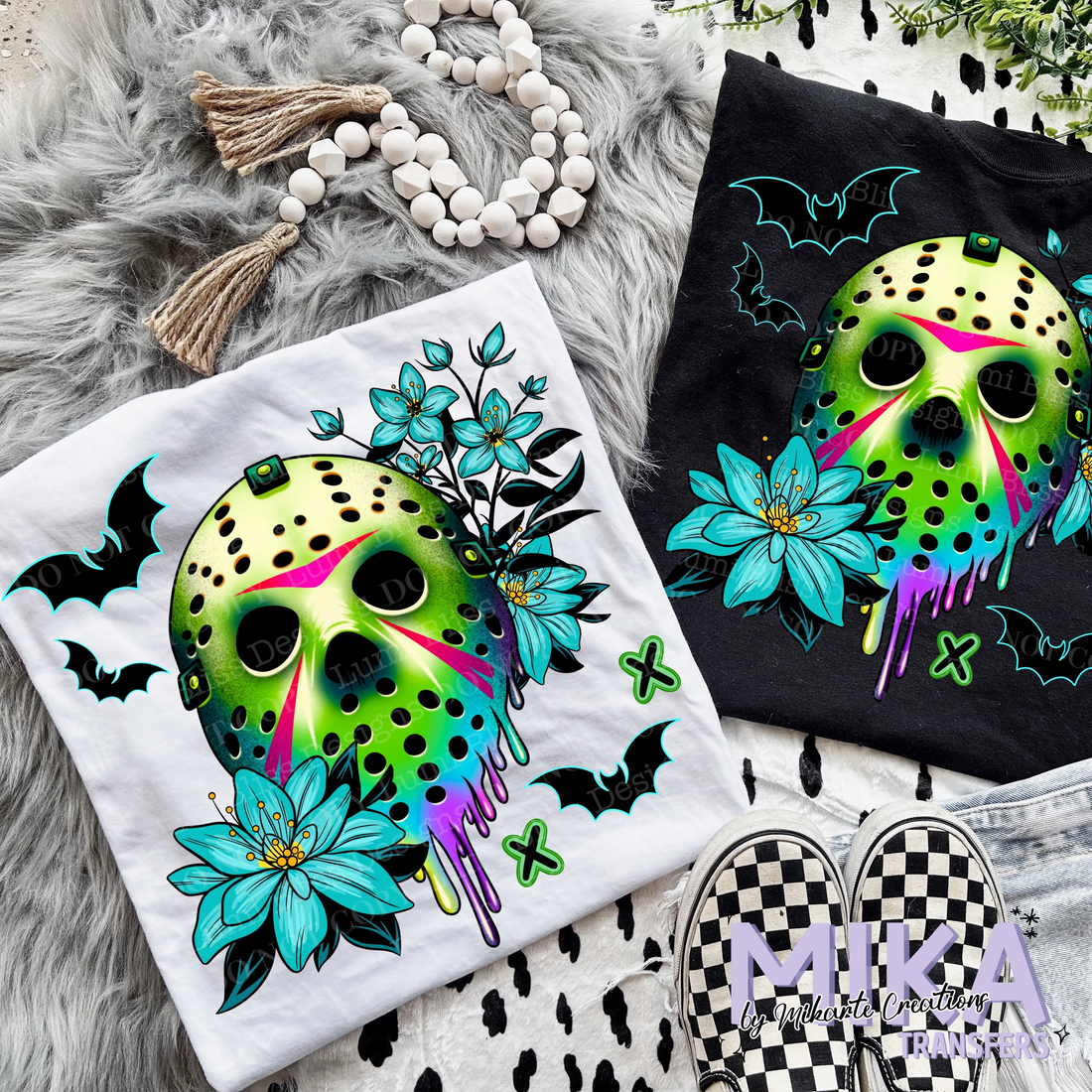 Horror Floral Jason | DTF Transfer