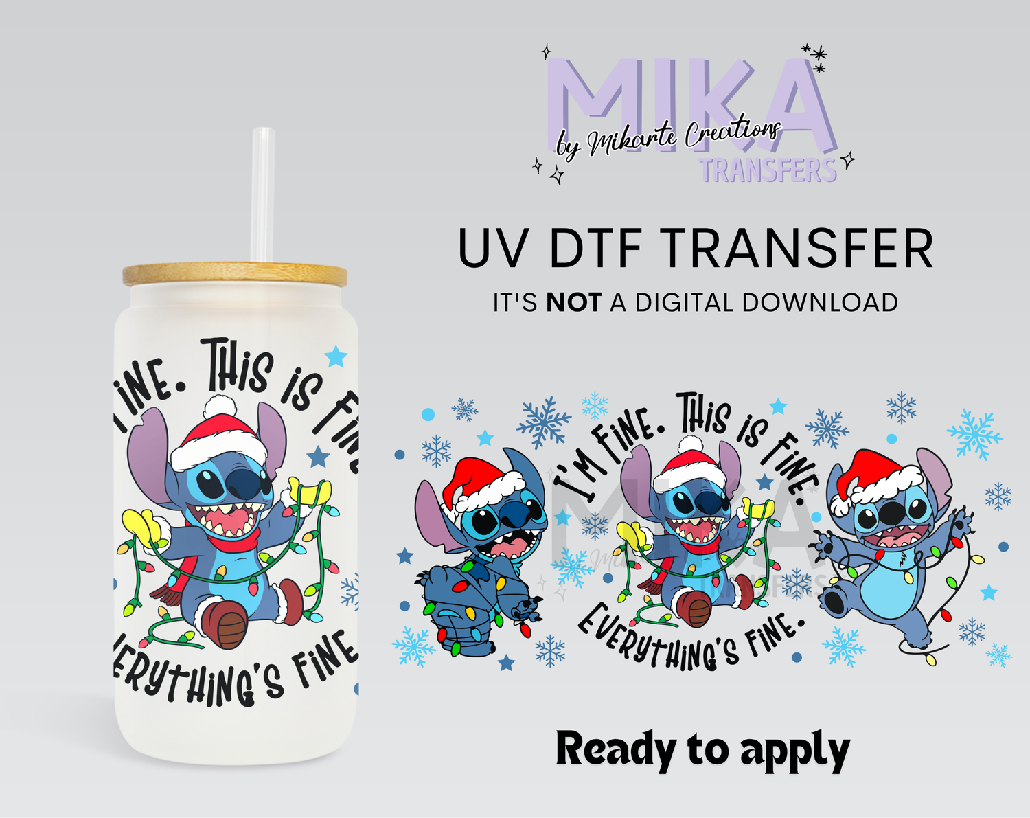 Alien Christmas | UV DTF