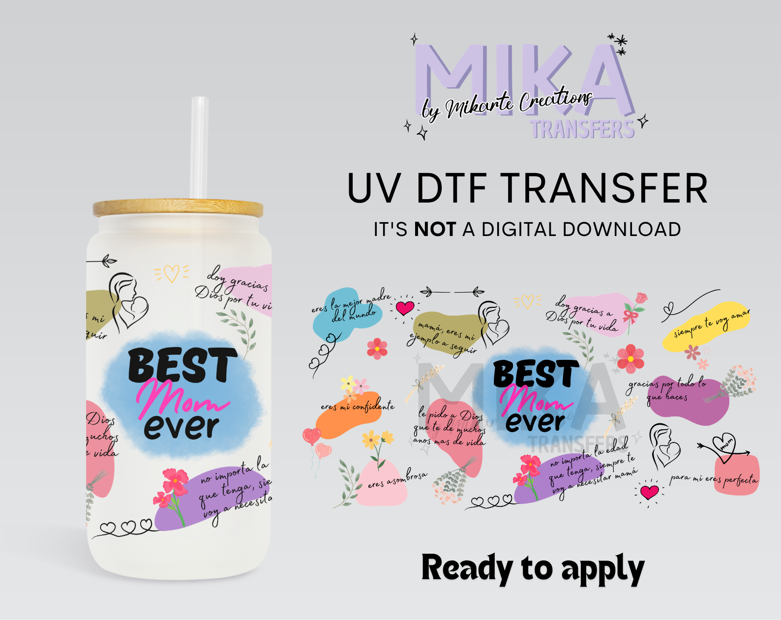 Best mom ever | UV DTF