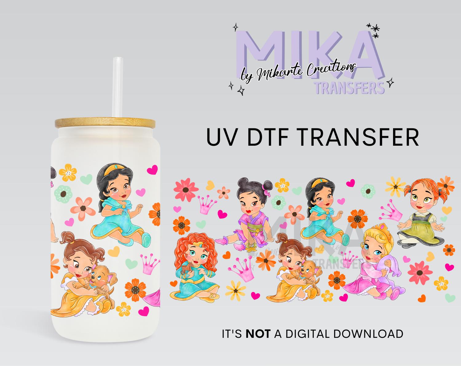 Baby Princess | UV DTF Wrap