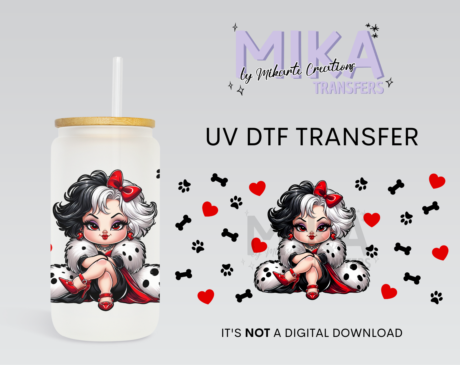 Cruela | UV DTF Wrap