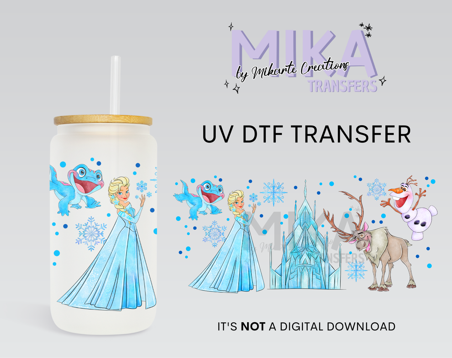 Princess F | UV DTF Wrap