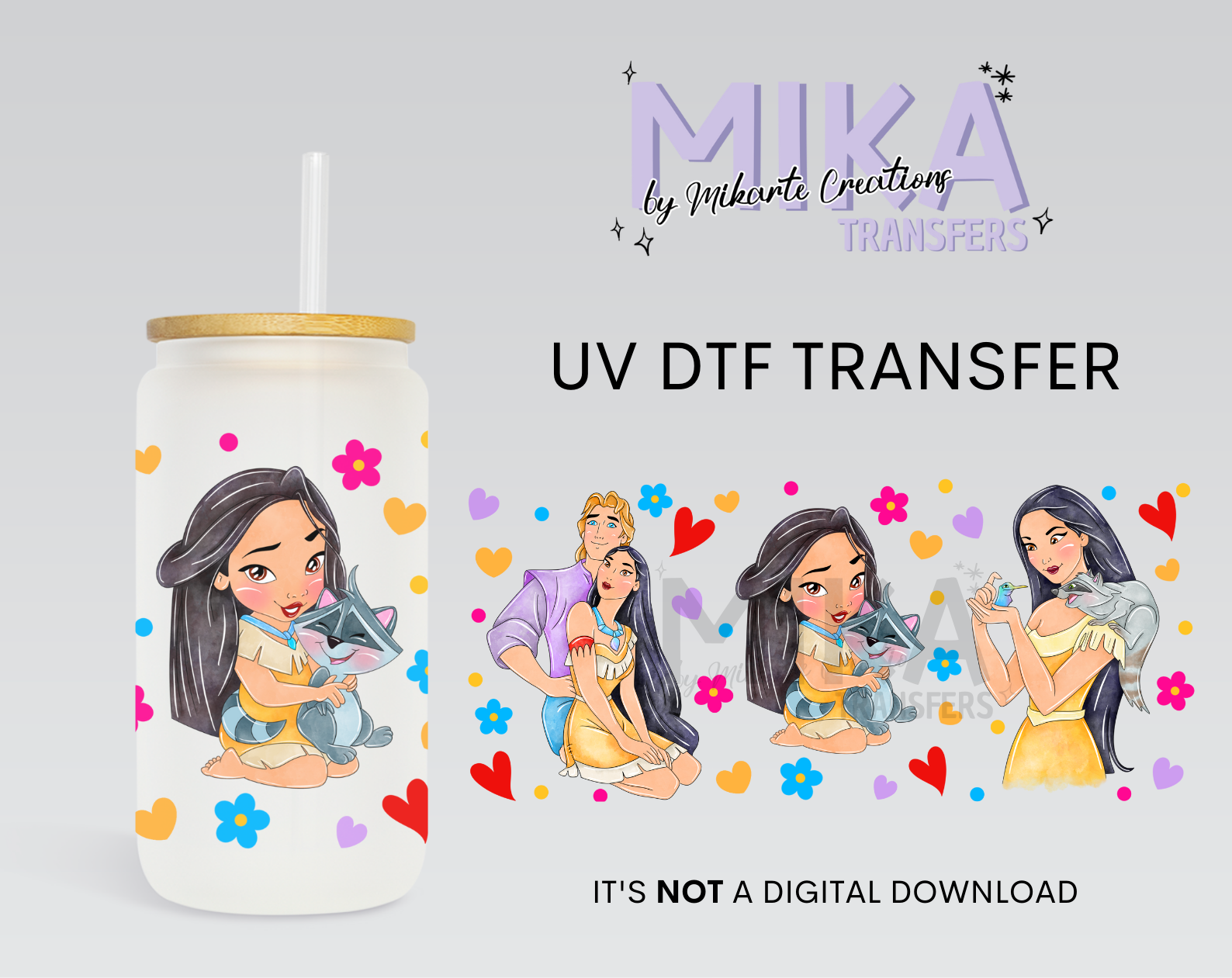 Princess P | UV DTF Wrap