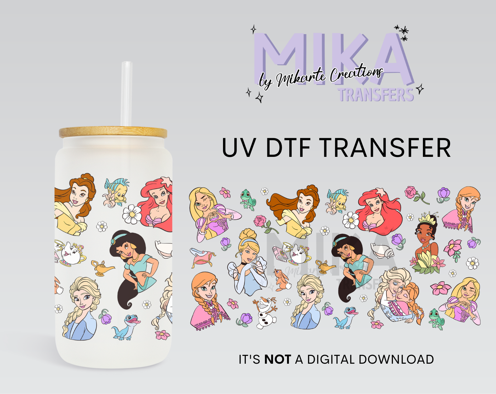 Princesses | UV DTF Wrap