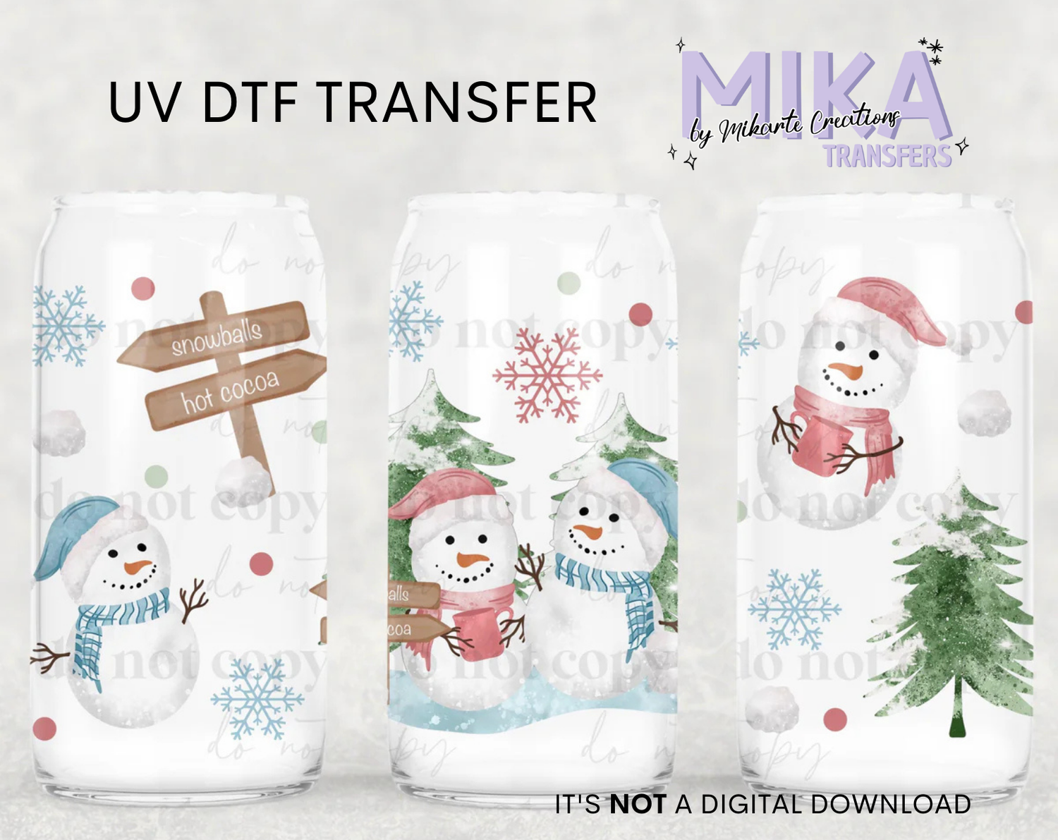 Snowman | UV DTF