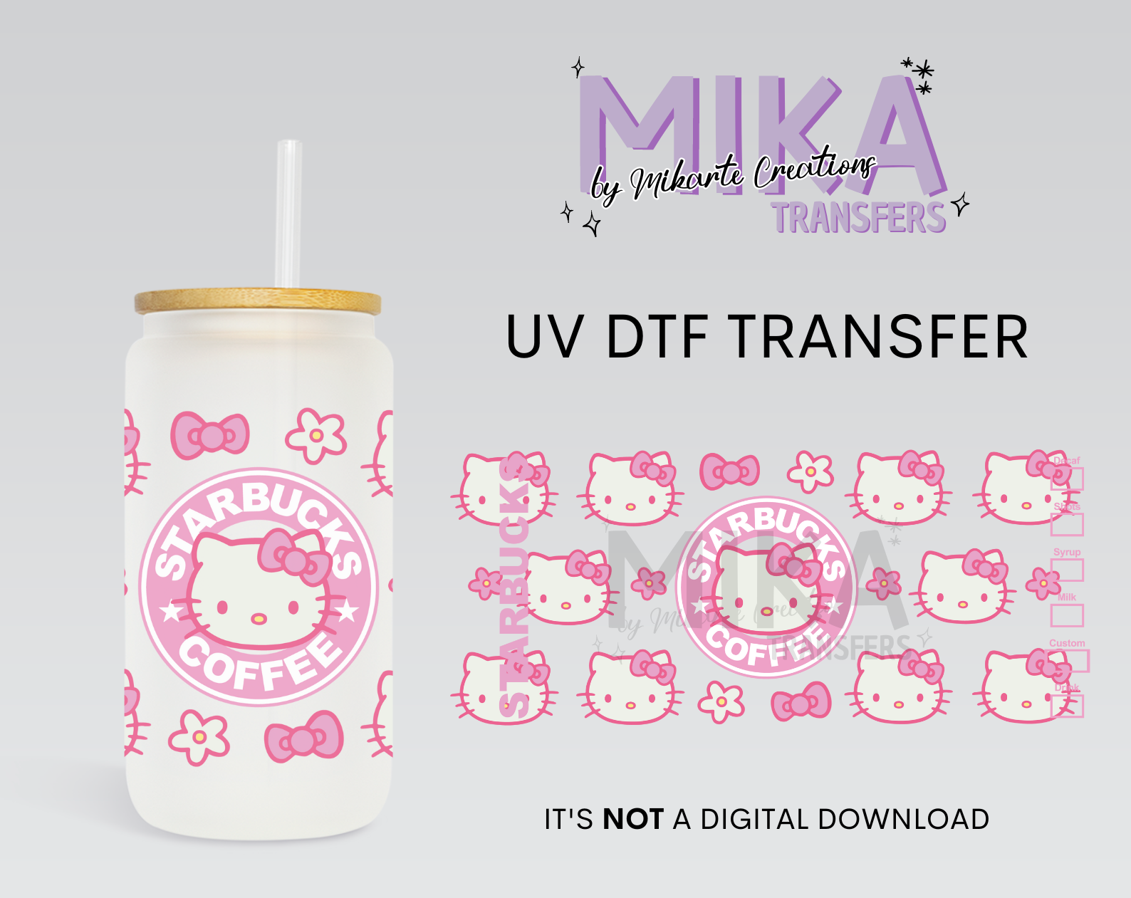 Cute Kat | UV DTF Wrap