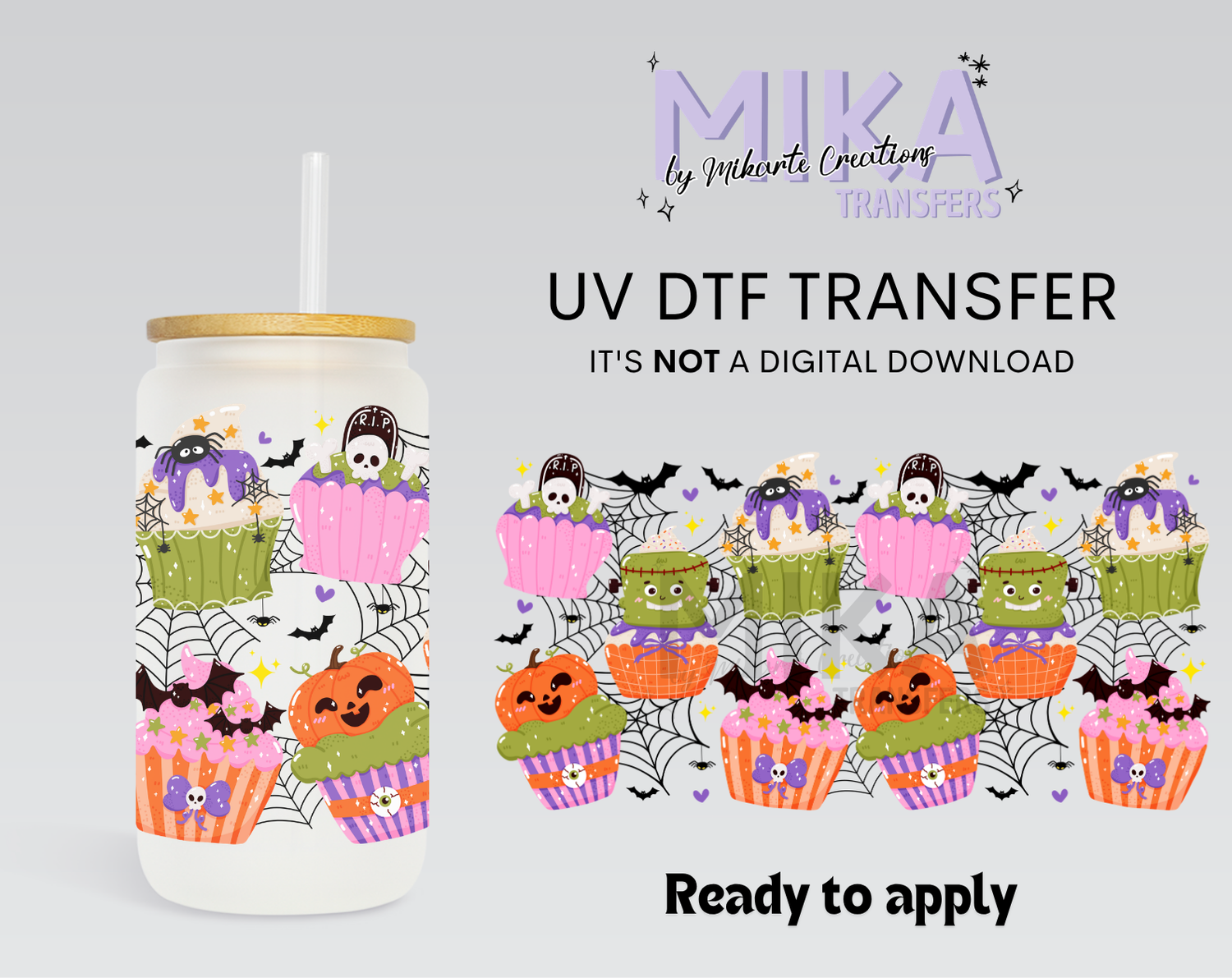 Cupcakes Halloween | UV DTF