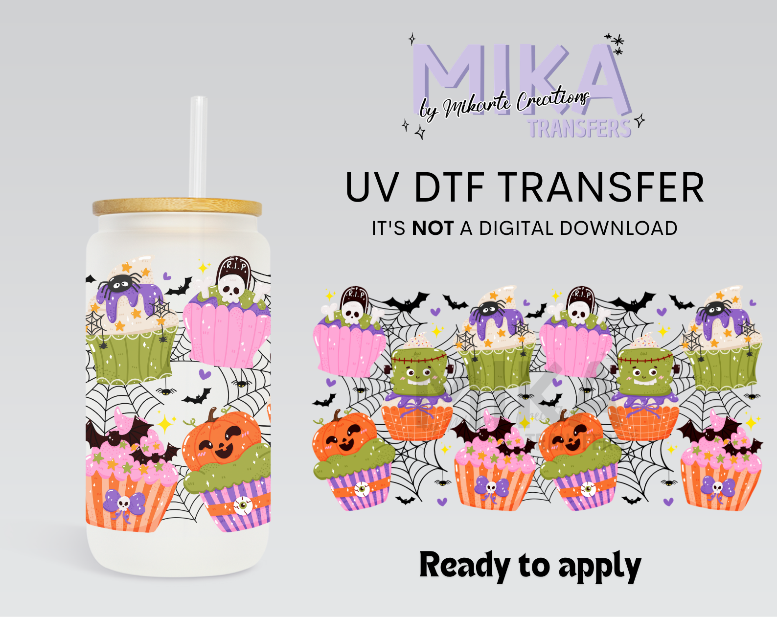 Cupcakes Halloween | UV DTF
