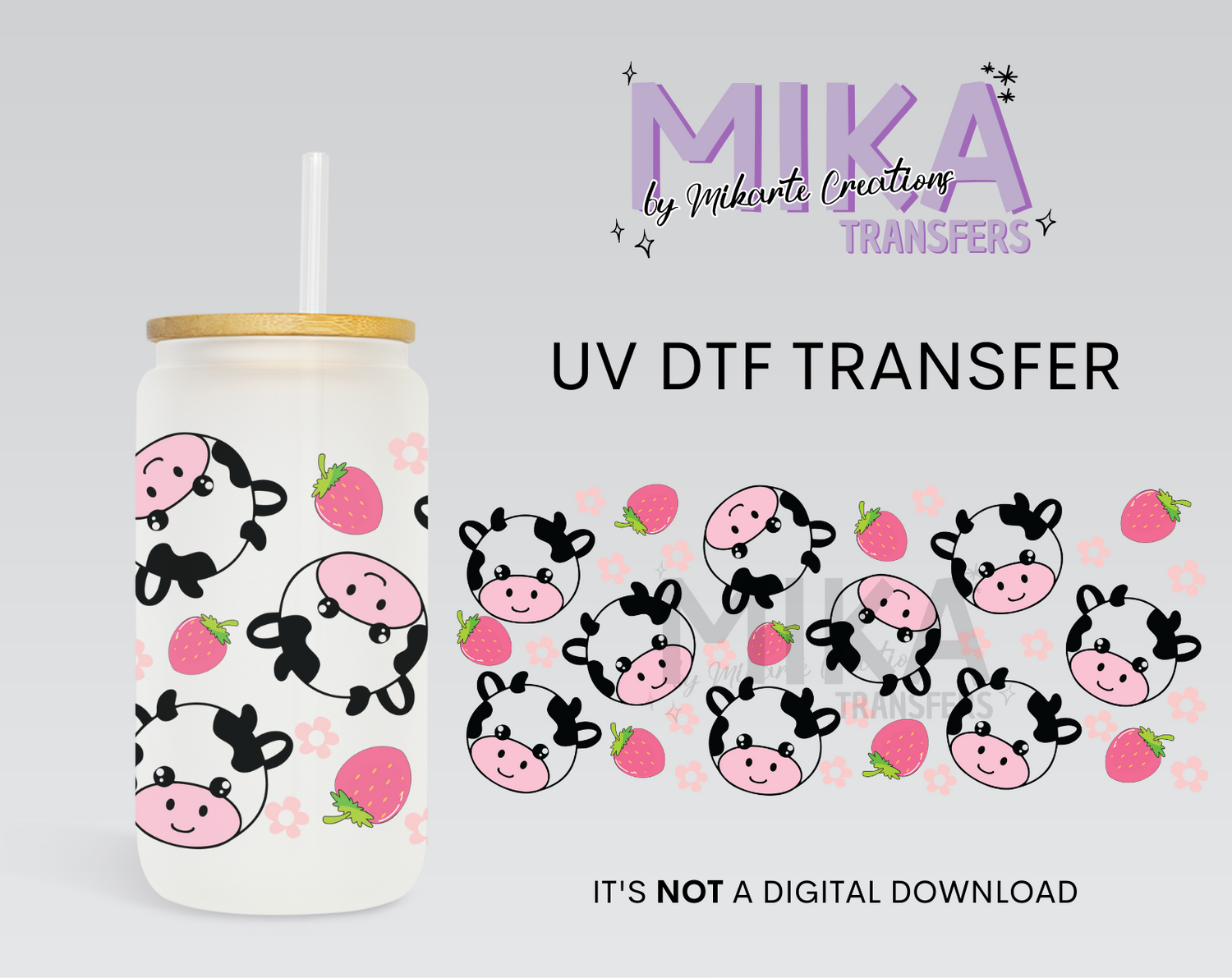 Cow | UV DTF Wrap