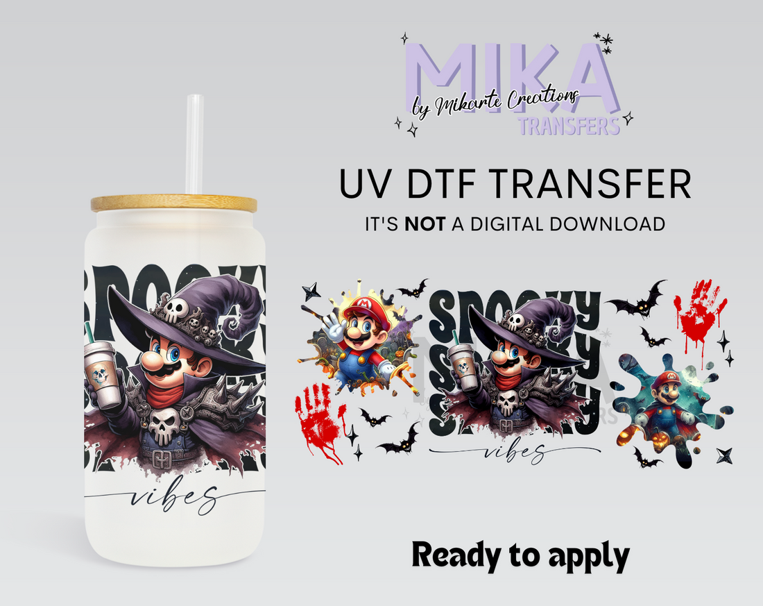 Spooky Mario | UV DTF