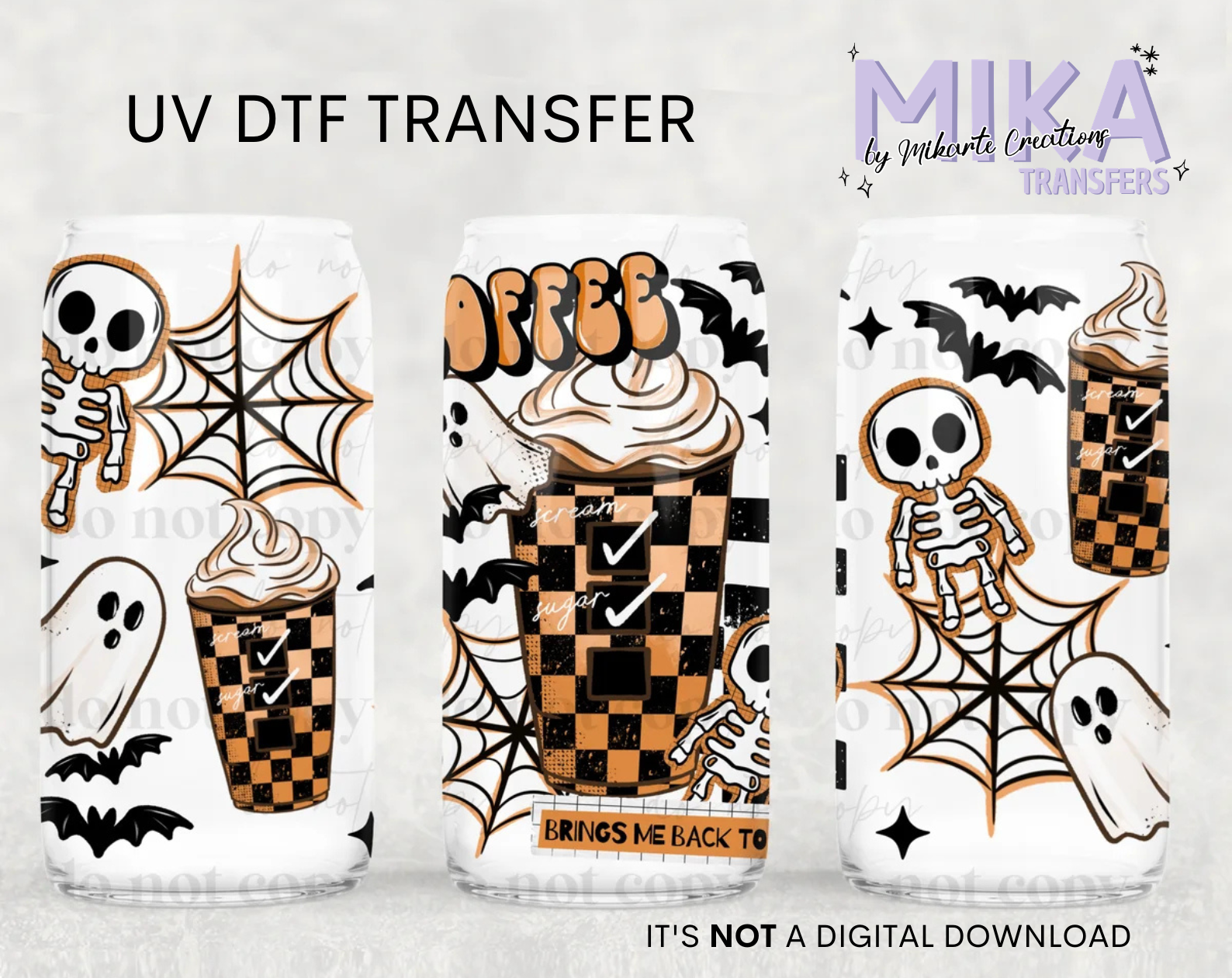 Coffee Brings Me Back To Life | UV DTF