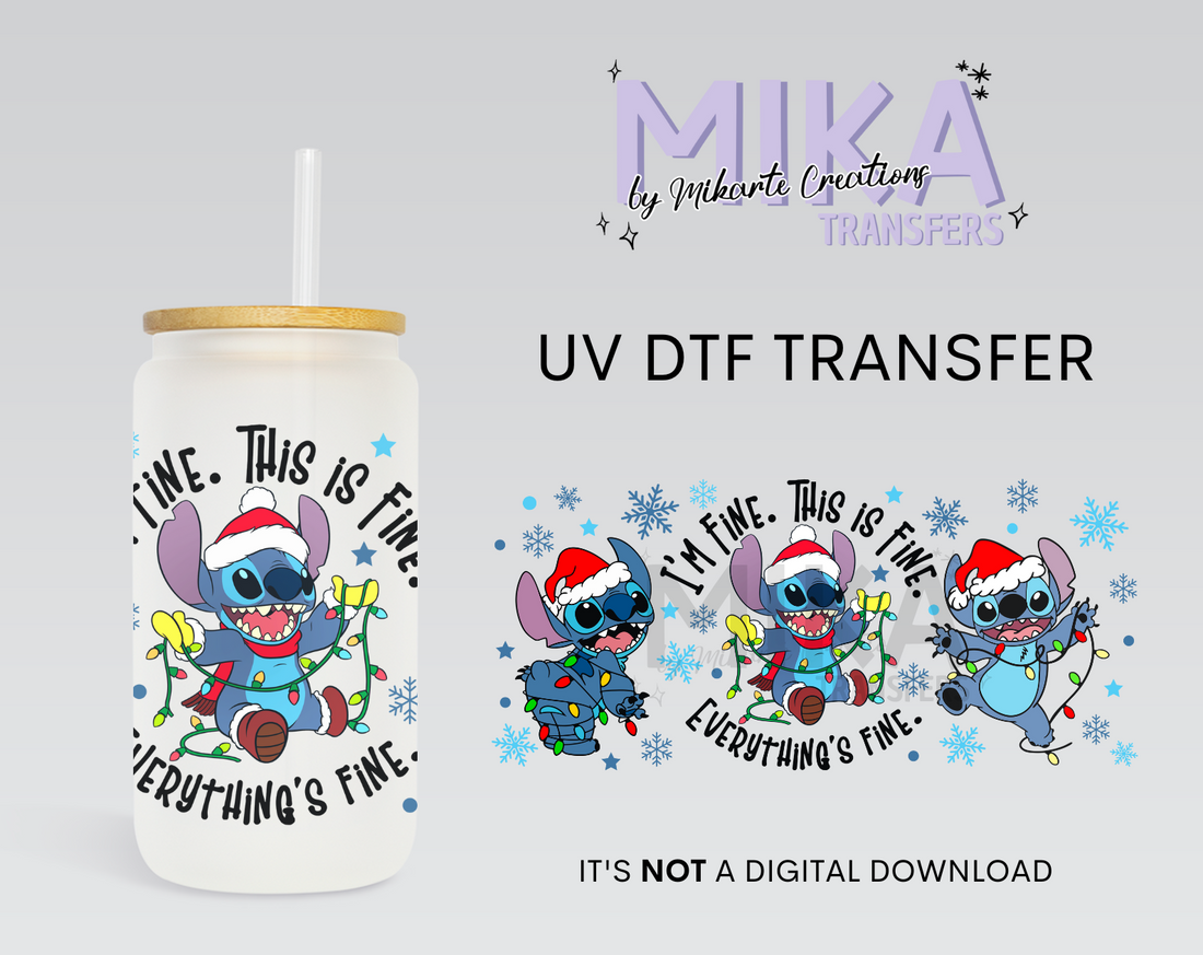 Alien Christmas | UV DTF Wrap