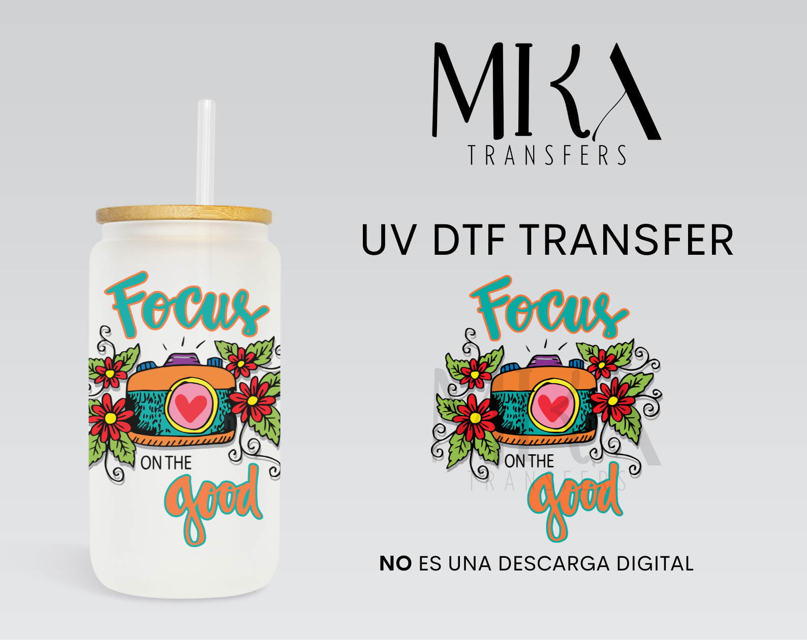 Focus on the Good UV DTF Decal