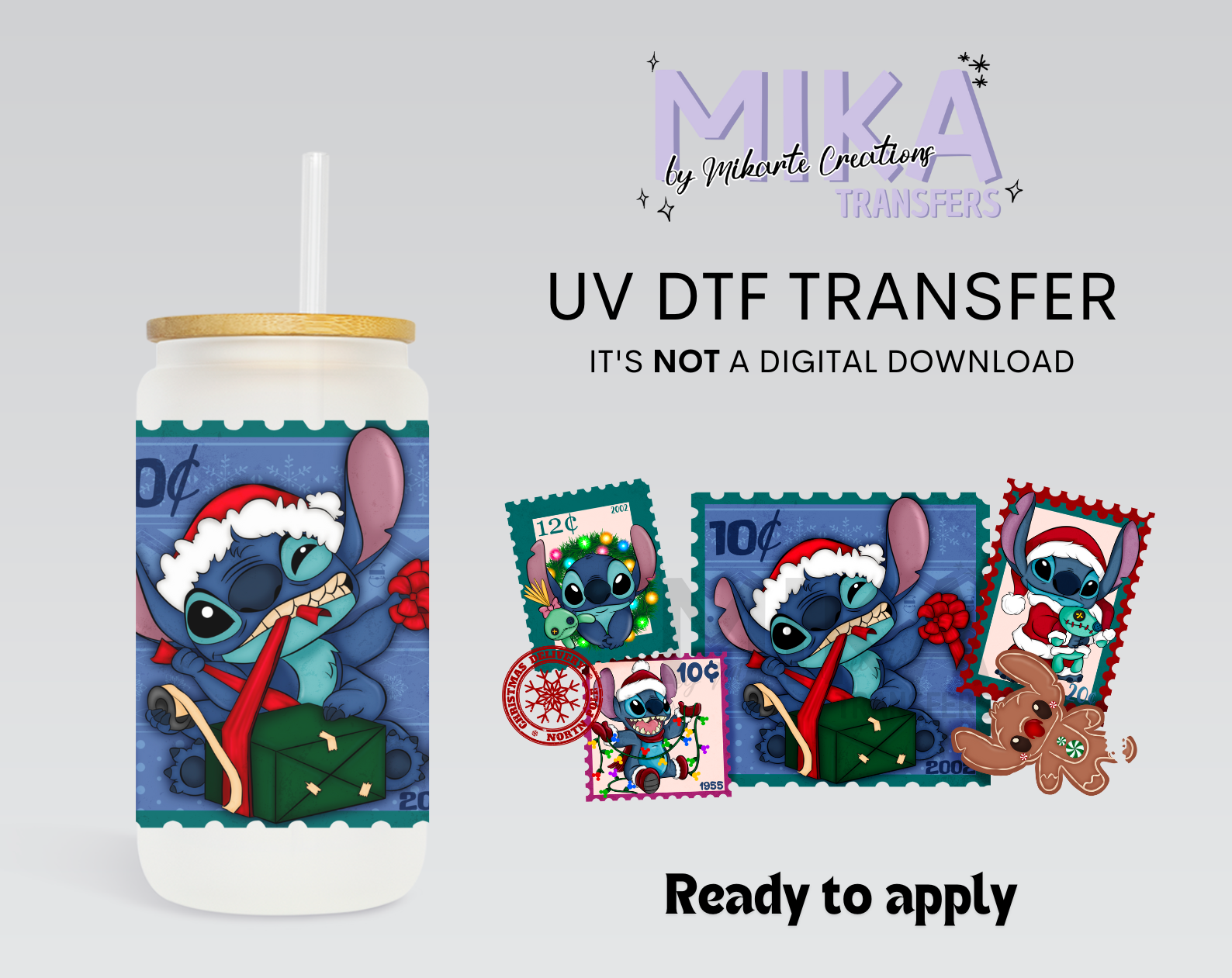 Alien Christmas Mail | UV DTF