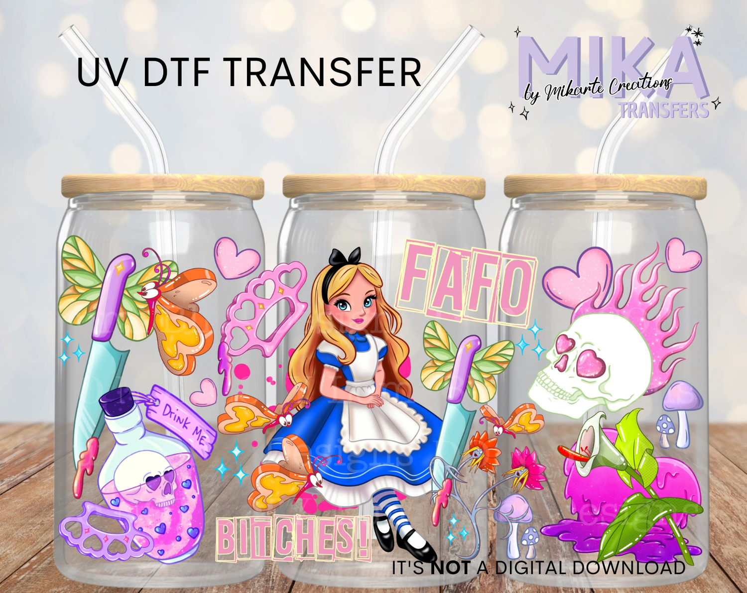 Alice FAFO | UV DTF