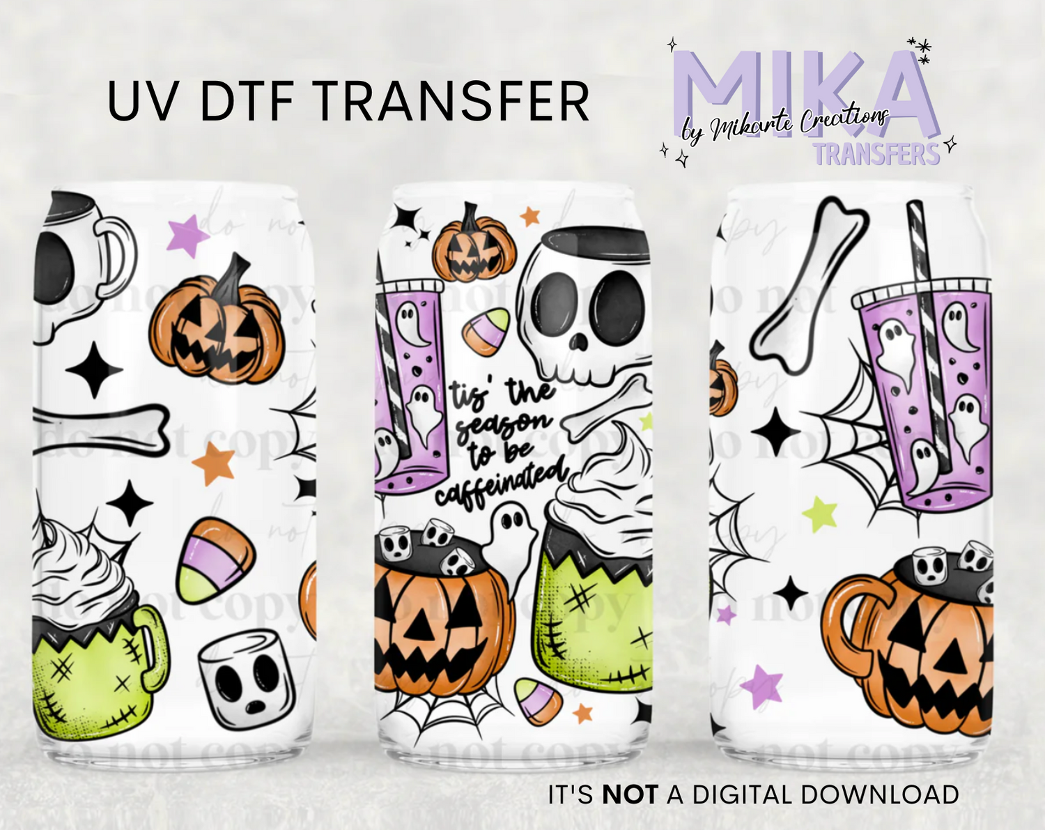 Halloween Coffee | UV DTF