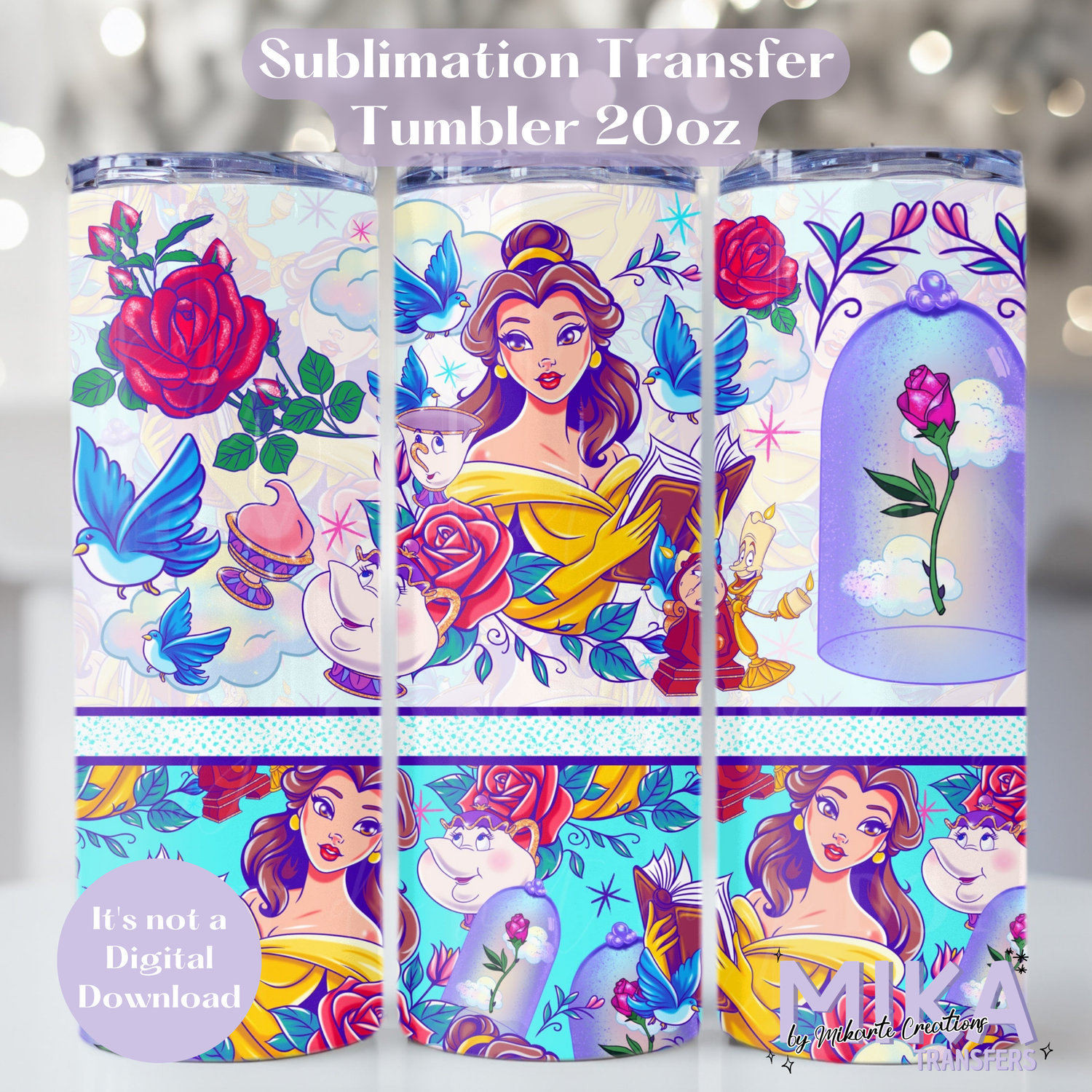 Belle | Tumbler Sublimation Transfer