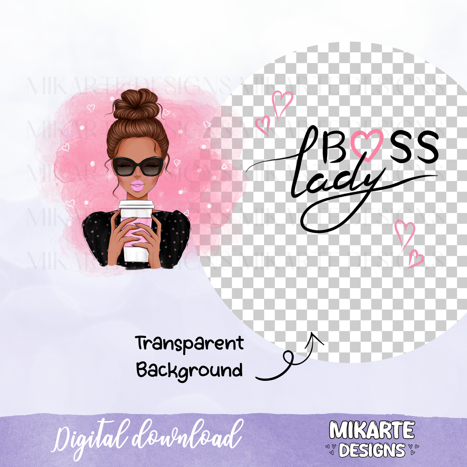 Boss lady | 16oz Glass Can PNG Digital Design