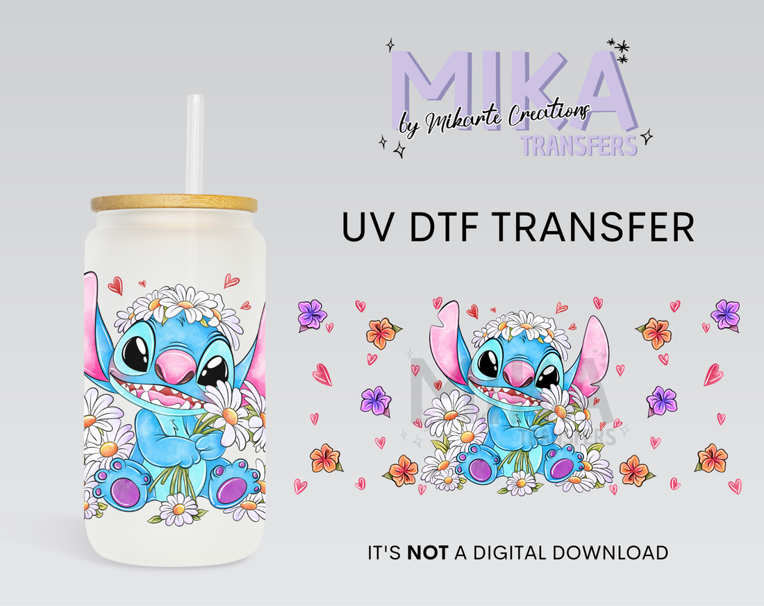 Alien Floral | UV DTF Wrap