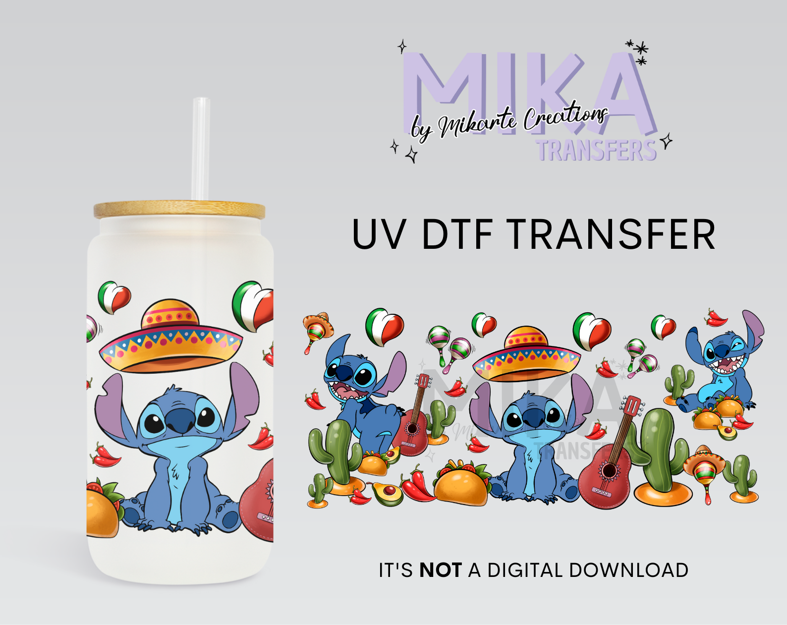 Mexican Alien | UV DTF Wrap