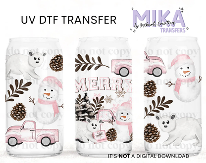 Pink Christmas | UV DTF