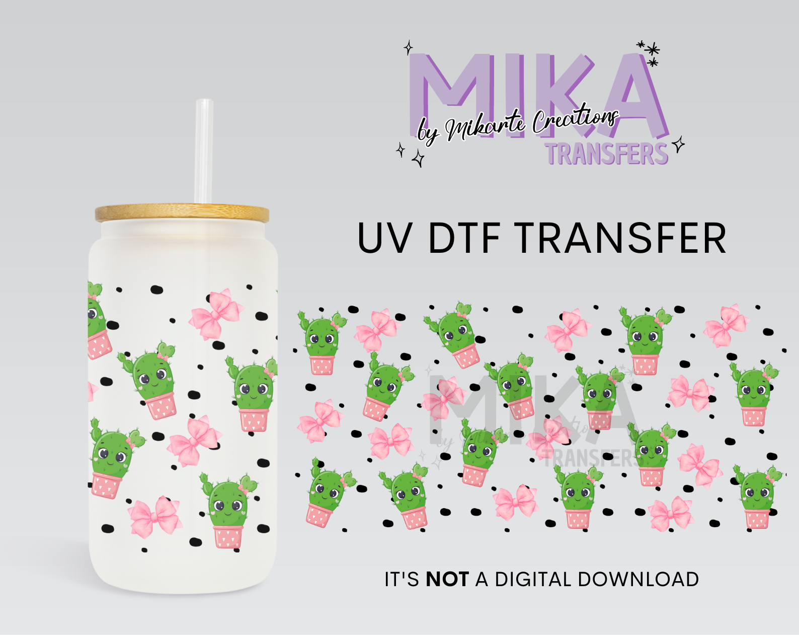 Cactus | UV DTF Wrap