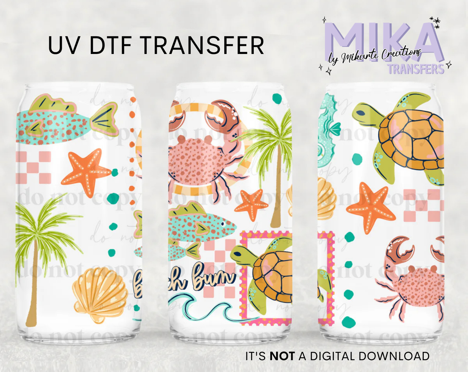 Beach Bum | UV DTF