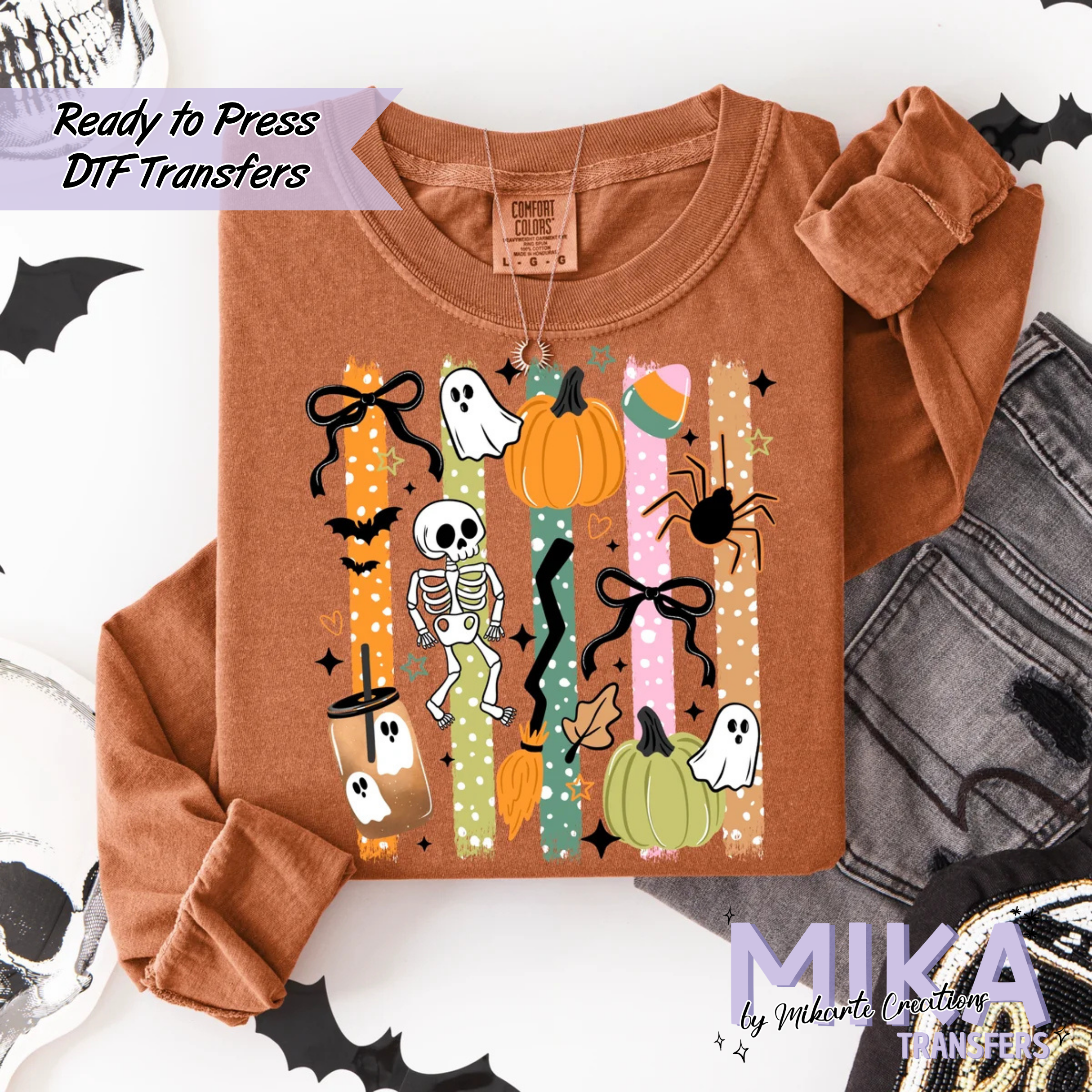 Halloween stripes | DTF Transfer