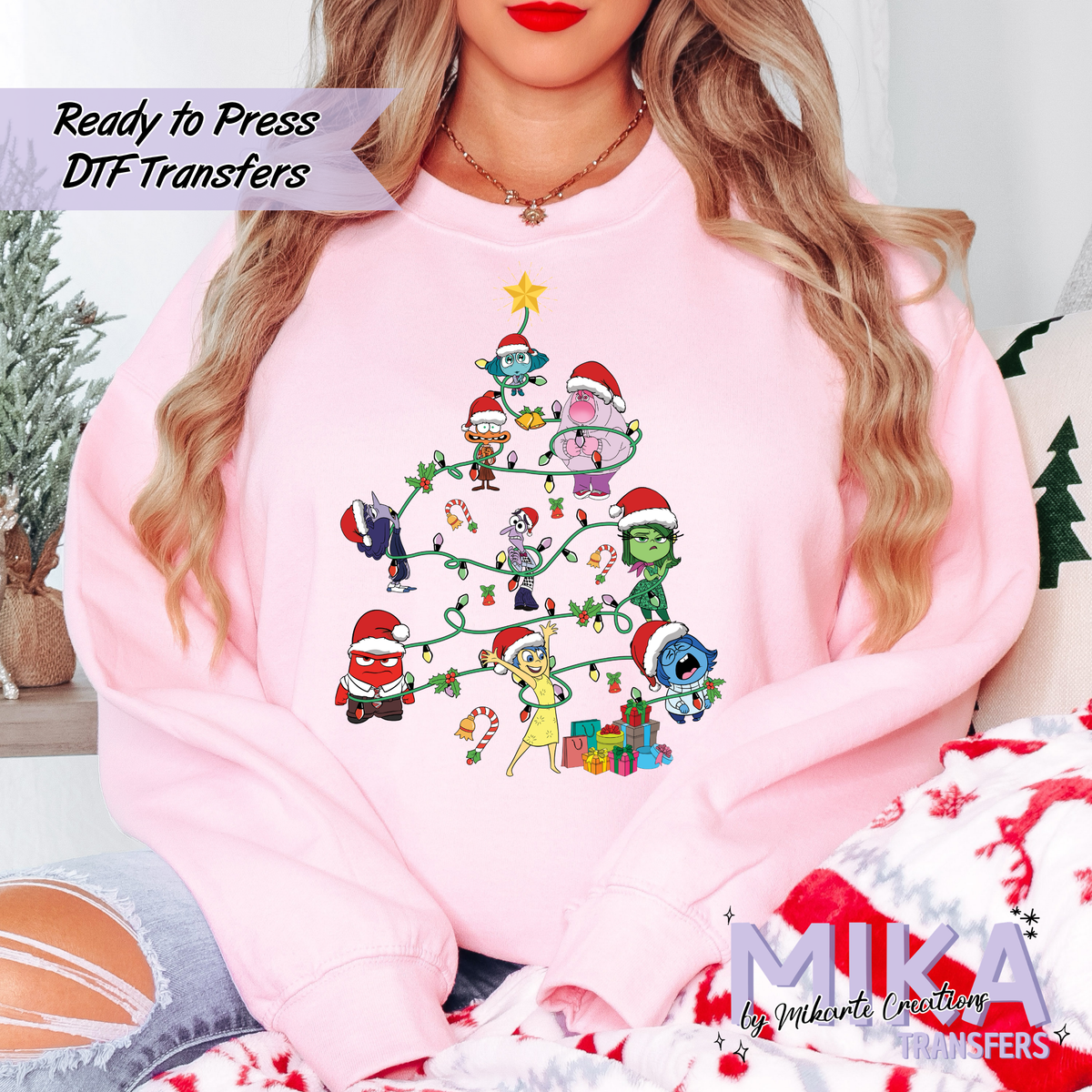 Emotions Christmas Light Tree | DTF transfers