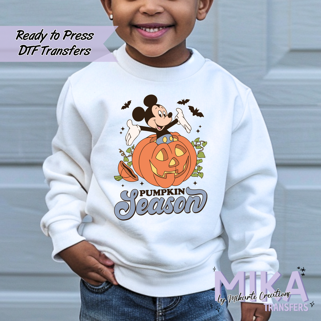 Boy Pumpkin Season | DTF Transfer