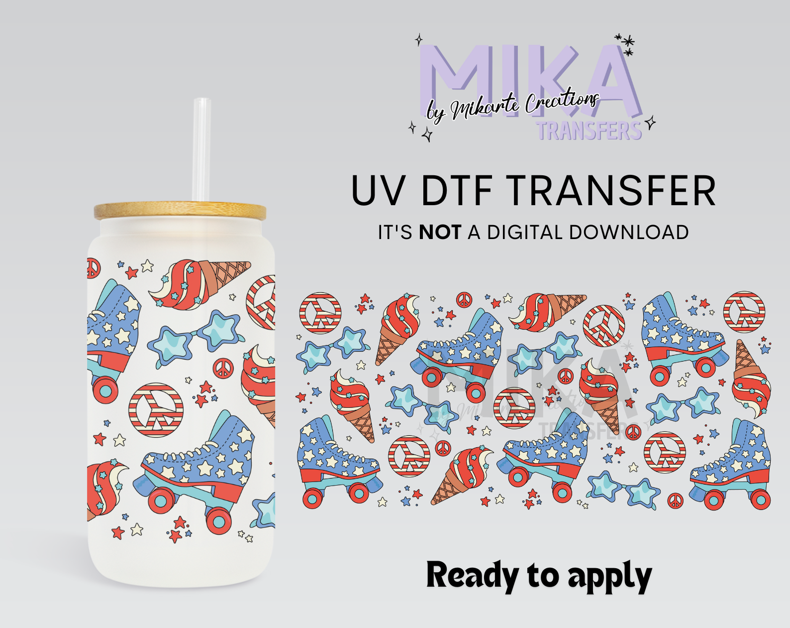 Groovy 4th July | UV DTF