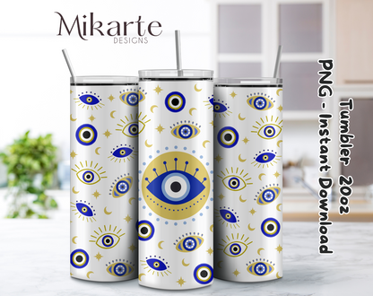 Evil Eye | Diseño Tumbler