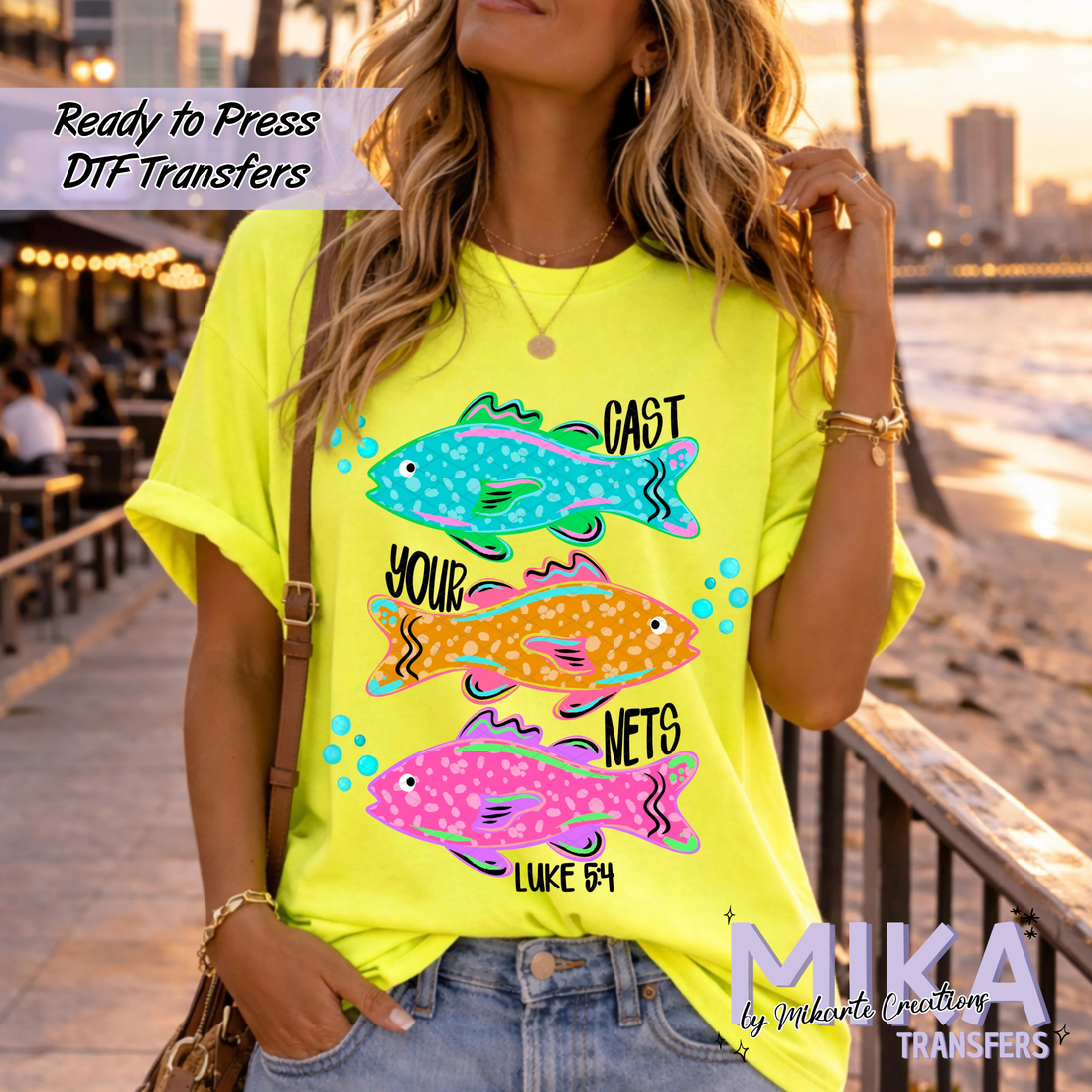 Cast Your Nets | DTF transfers