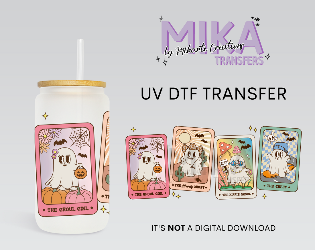 Halloween Tarot Cards | UV DTF Wrap