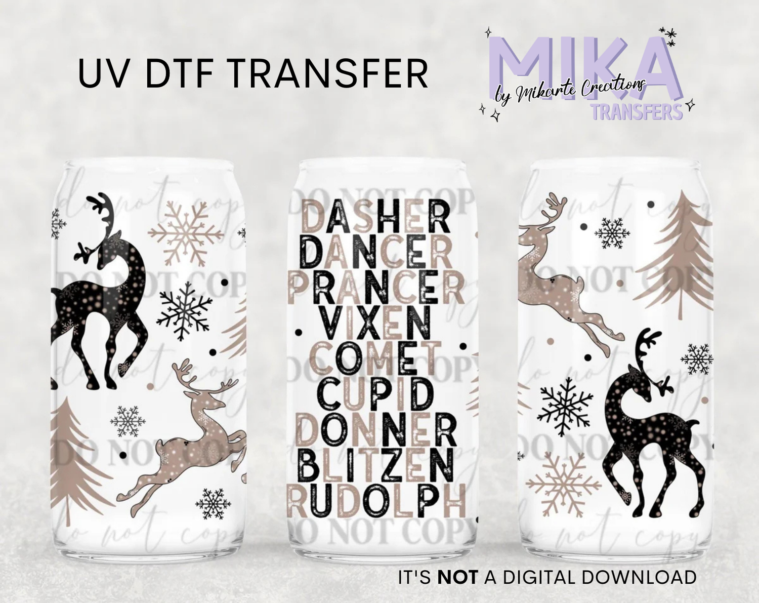 Skellie Santa | UV DTF