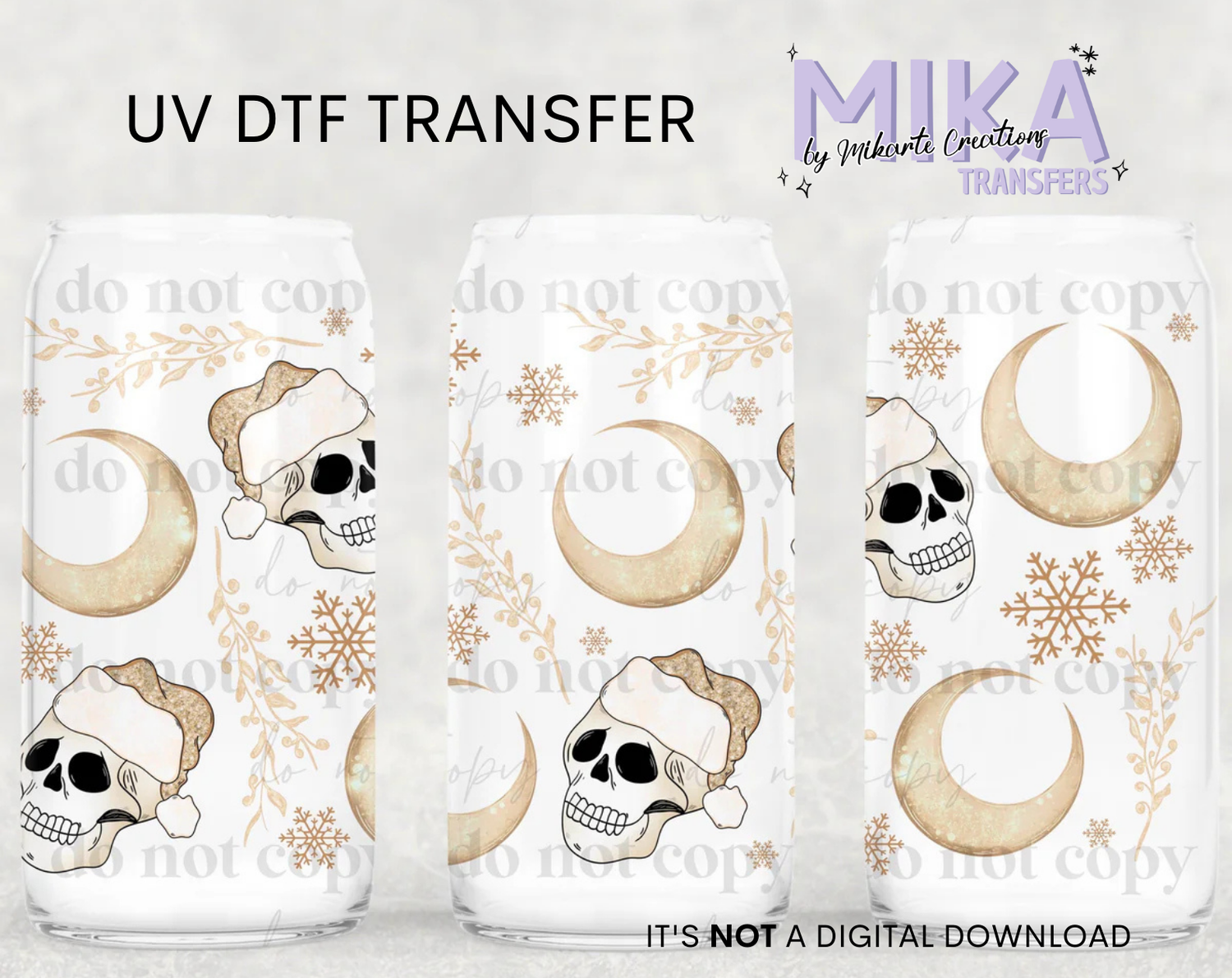 Skellie Santa | UV DTF