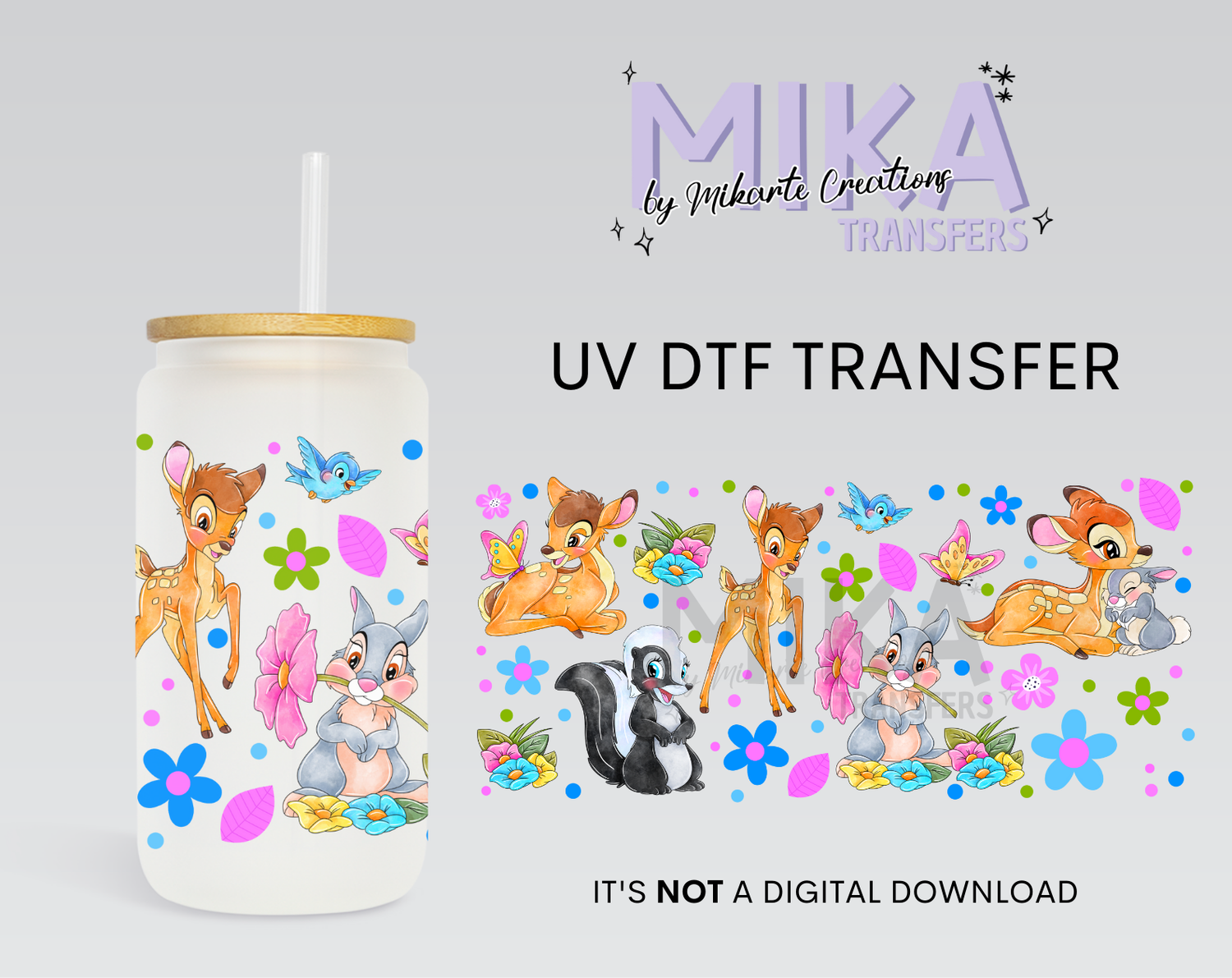 Animal in Spring | UV DTF Wrap