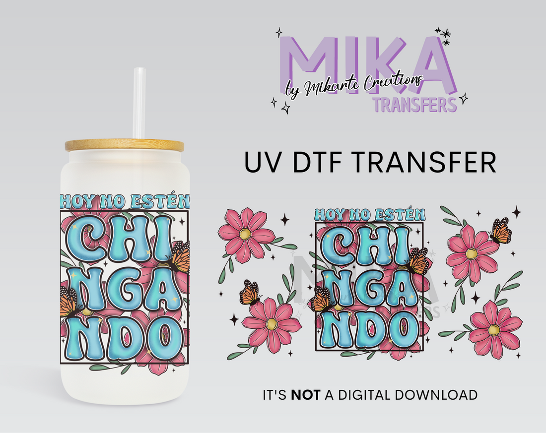 Hoy No | UV DTF Wrap