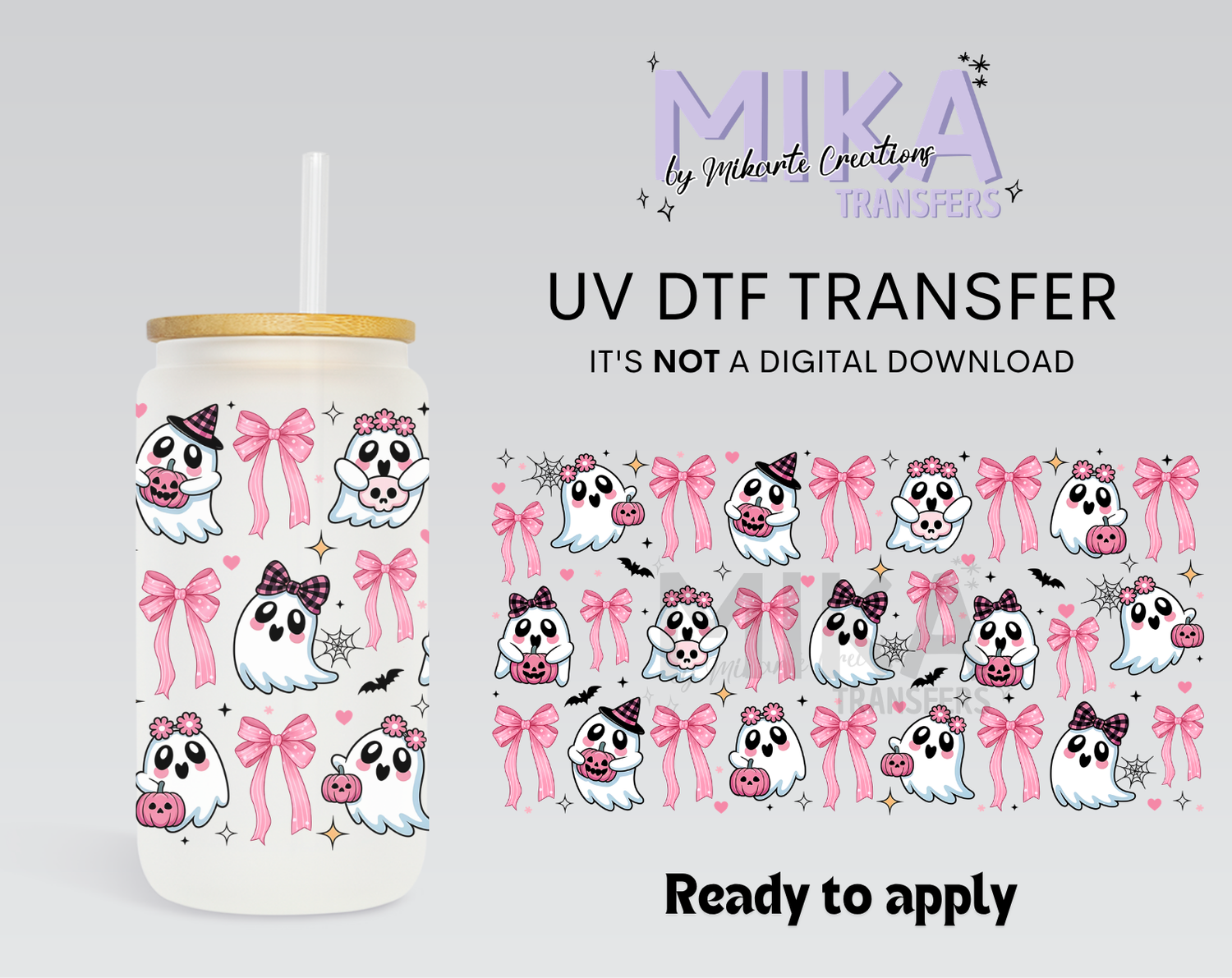 Pink Coquette Spooky | UV DTF
