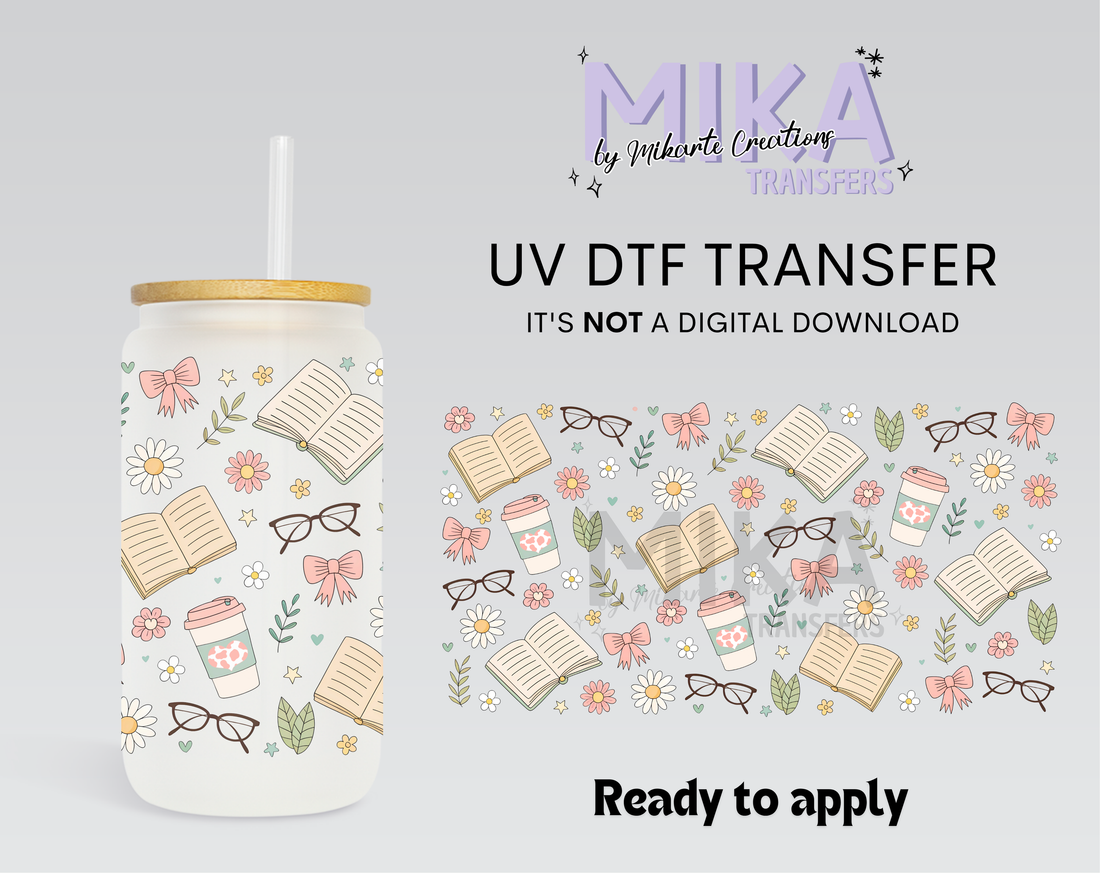 Spring Flowers Books | UV DTF