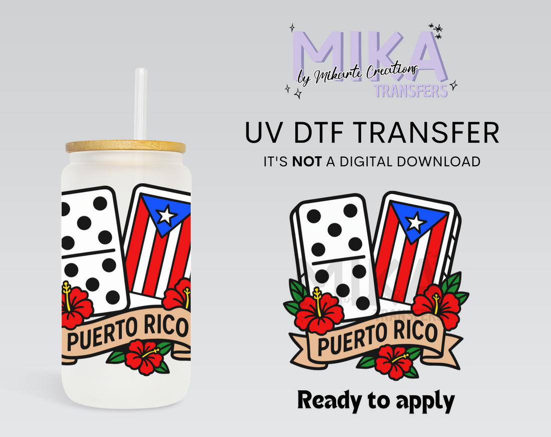 PR Dominos | UV DTF Decal