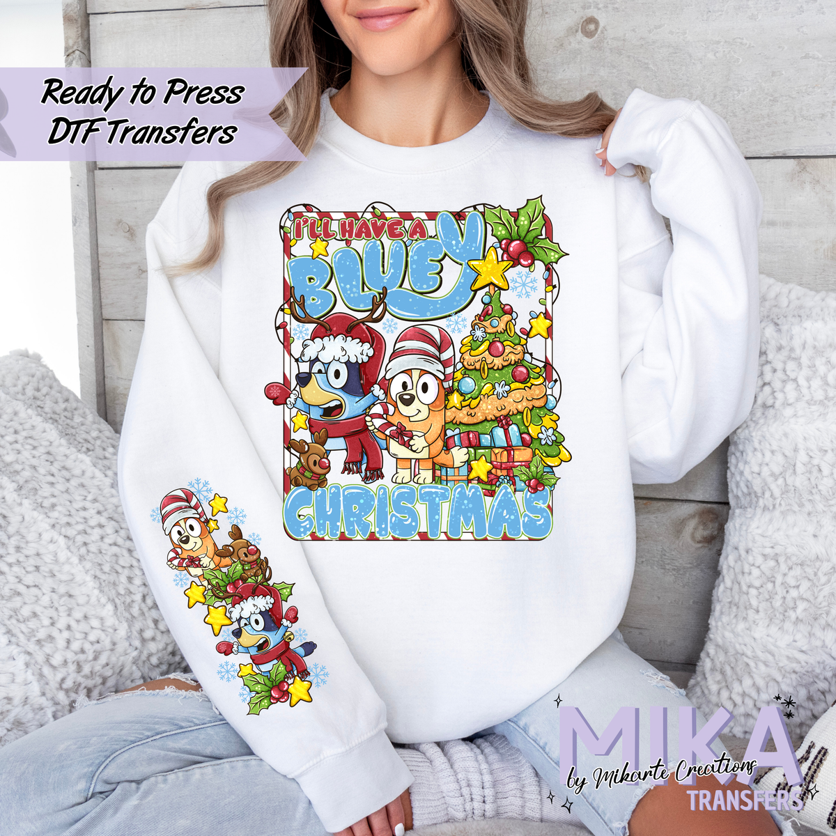Blue Christmas | DTF Transfer