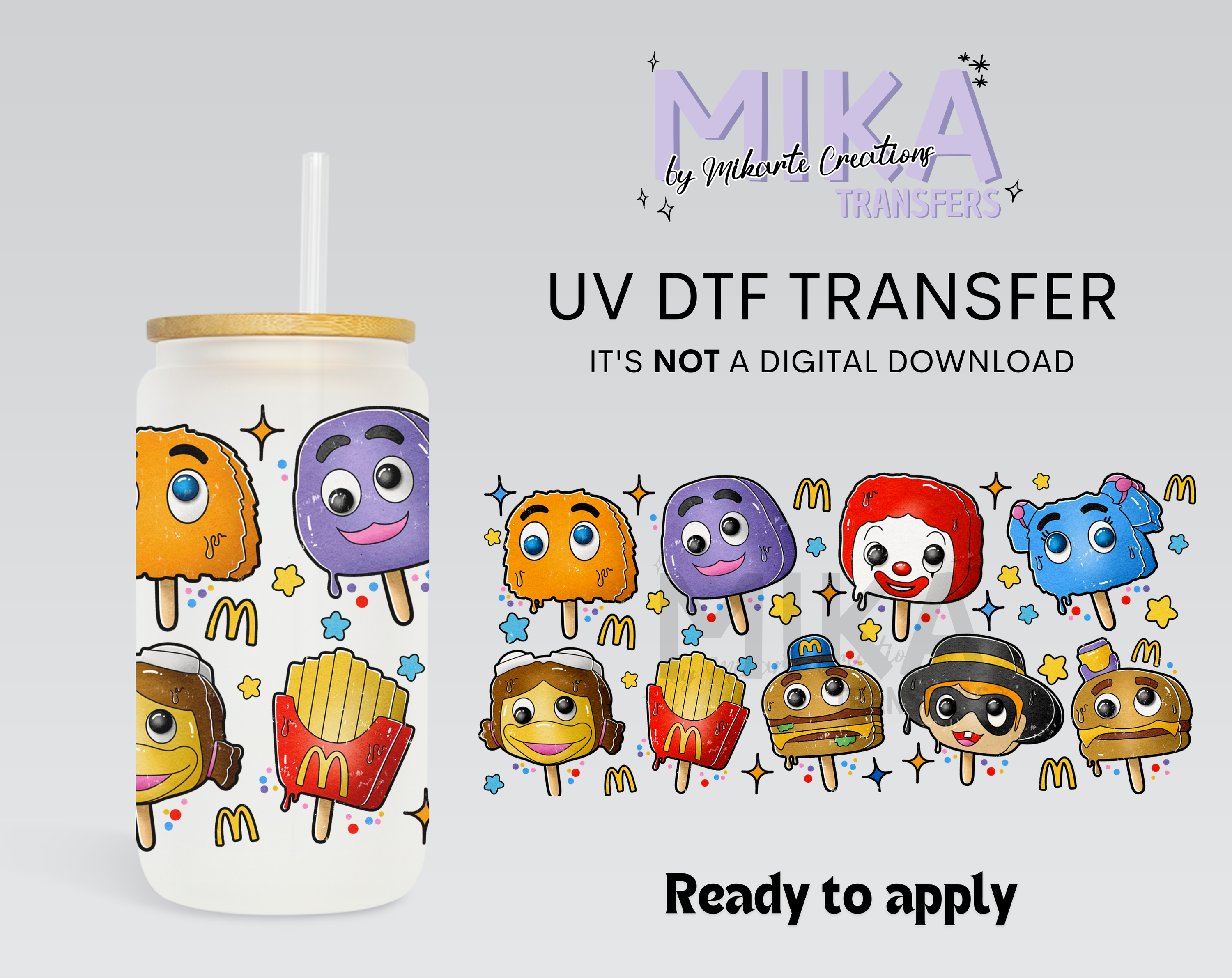 McFast popsicle | UV DTF