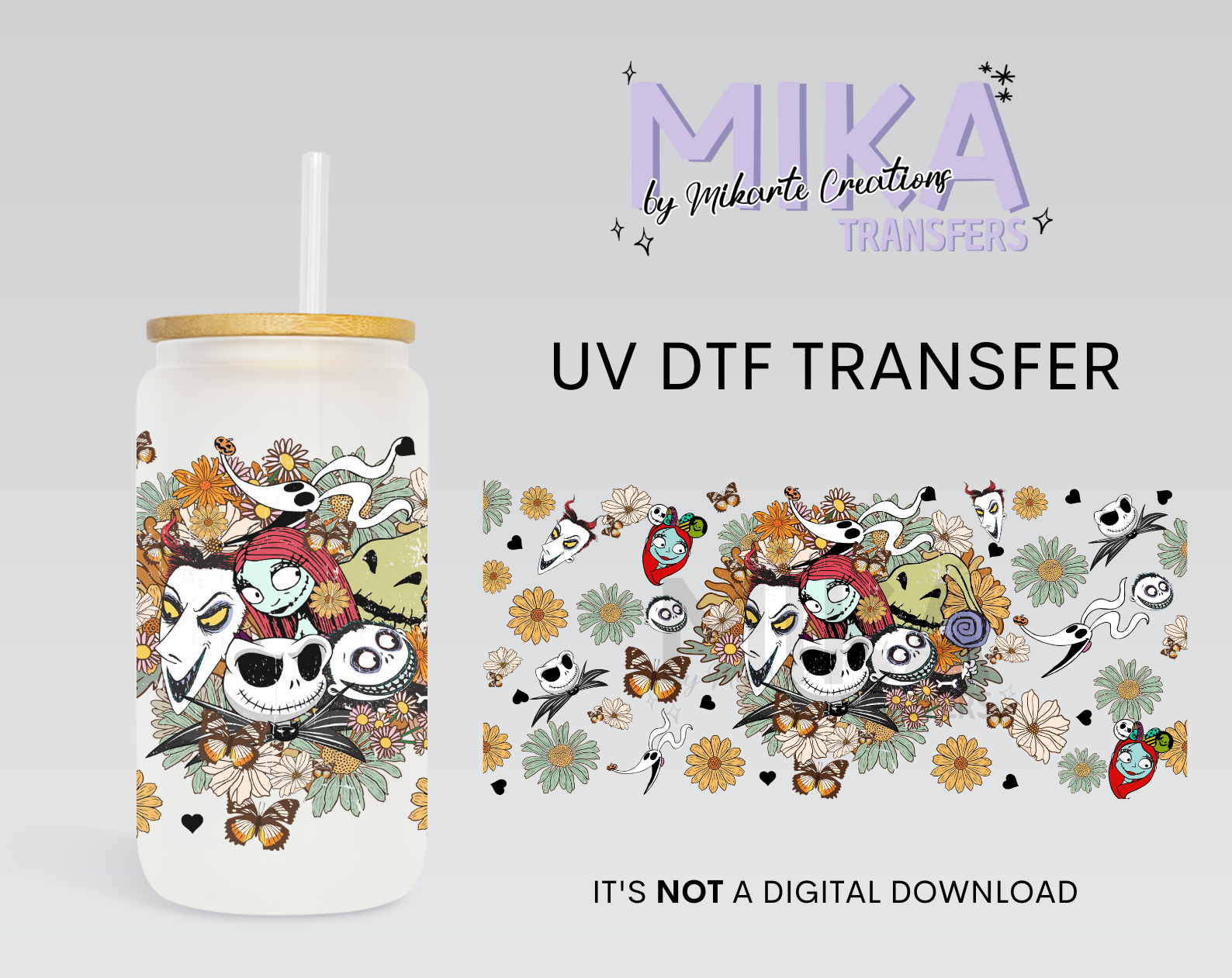 Fall Floral | UV DTF Wrap