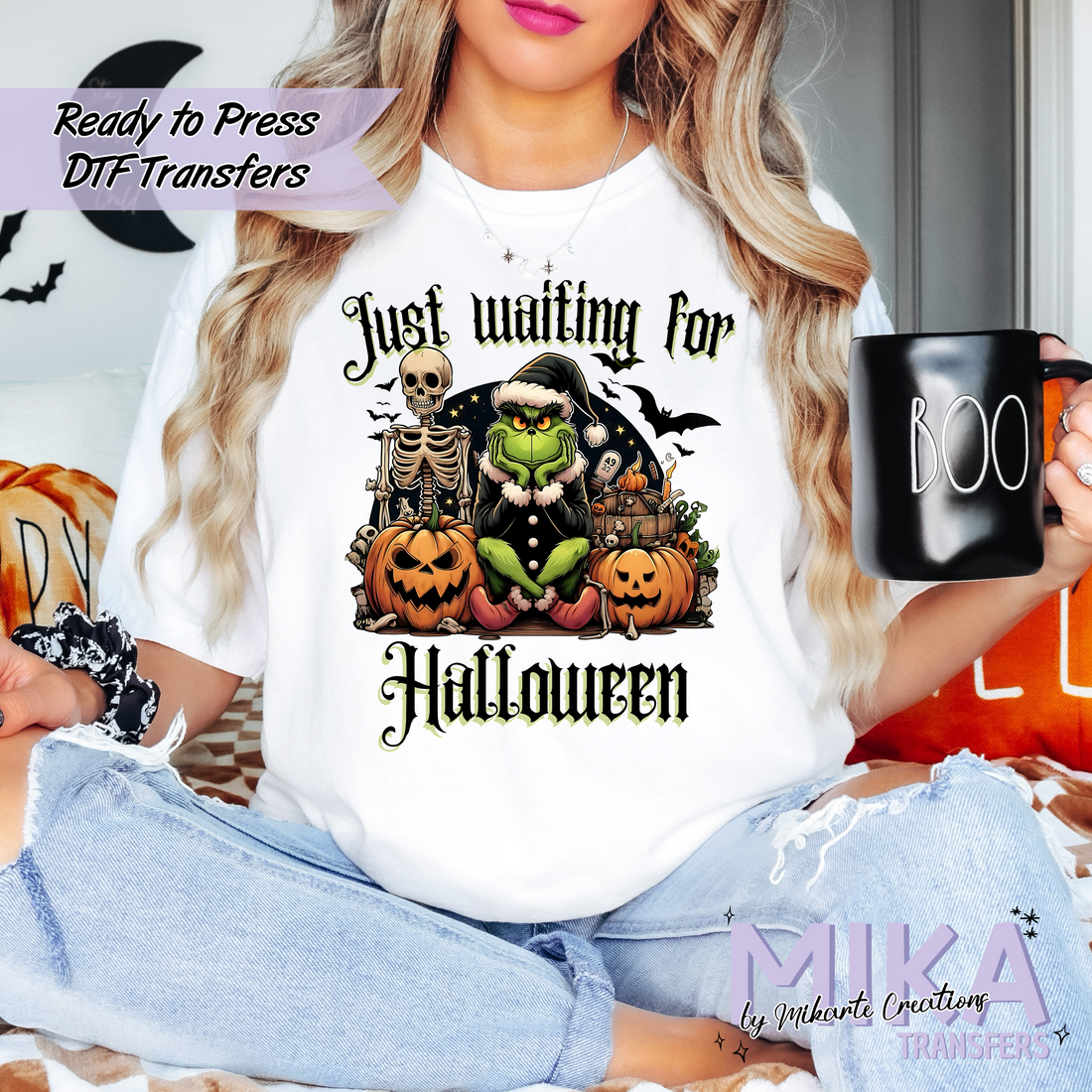 Just Waiting for Halloween | DTF Transfer