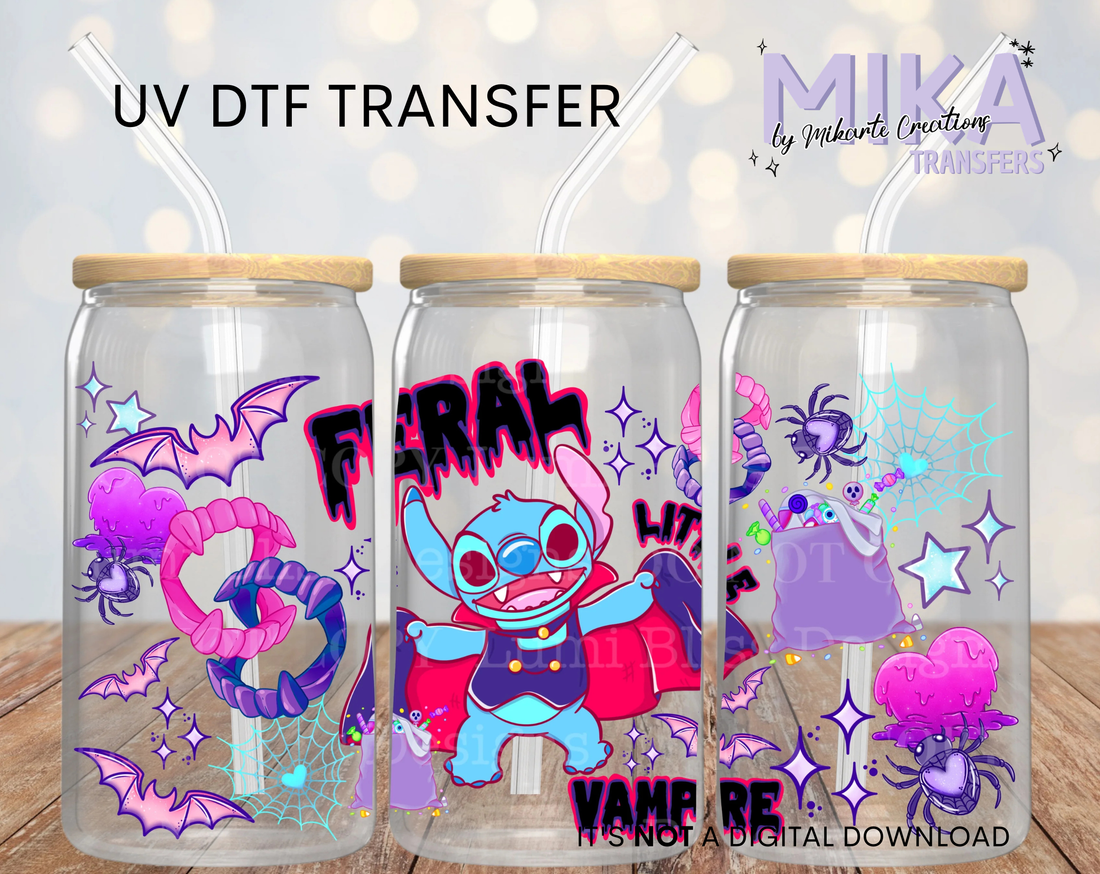 Feral little Vampire | UV DTF