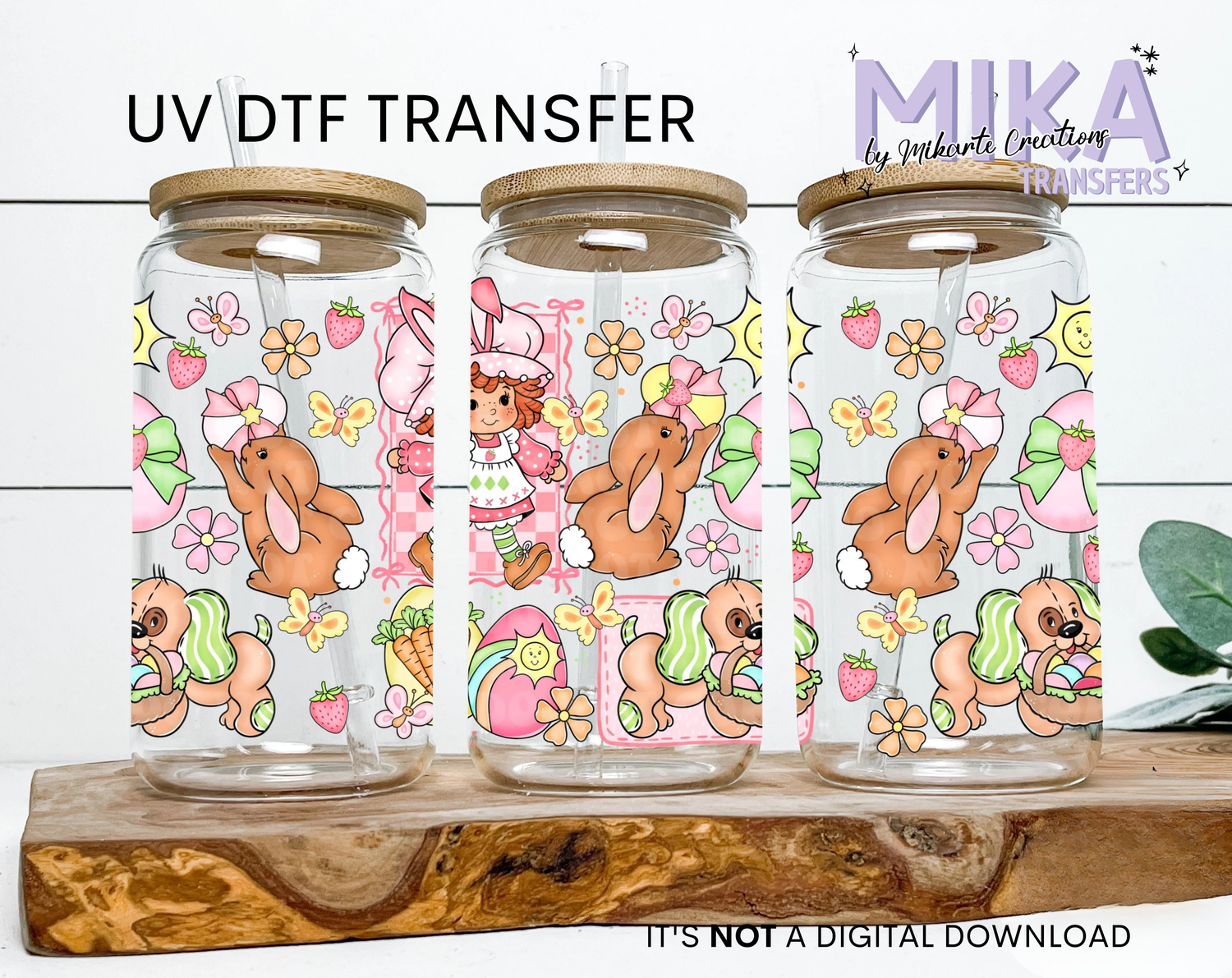 Easter Strawberry | UV DTF