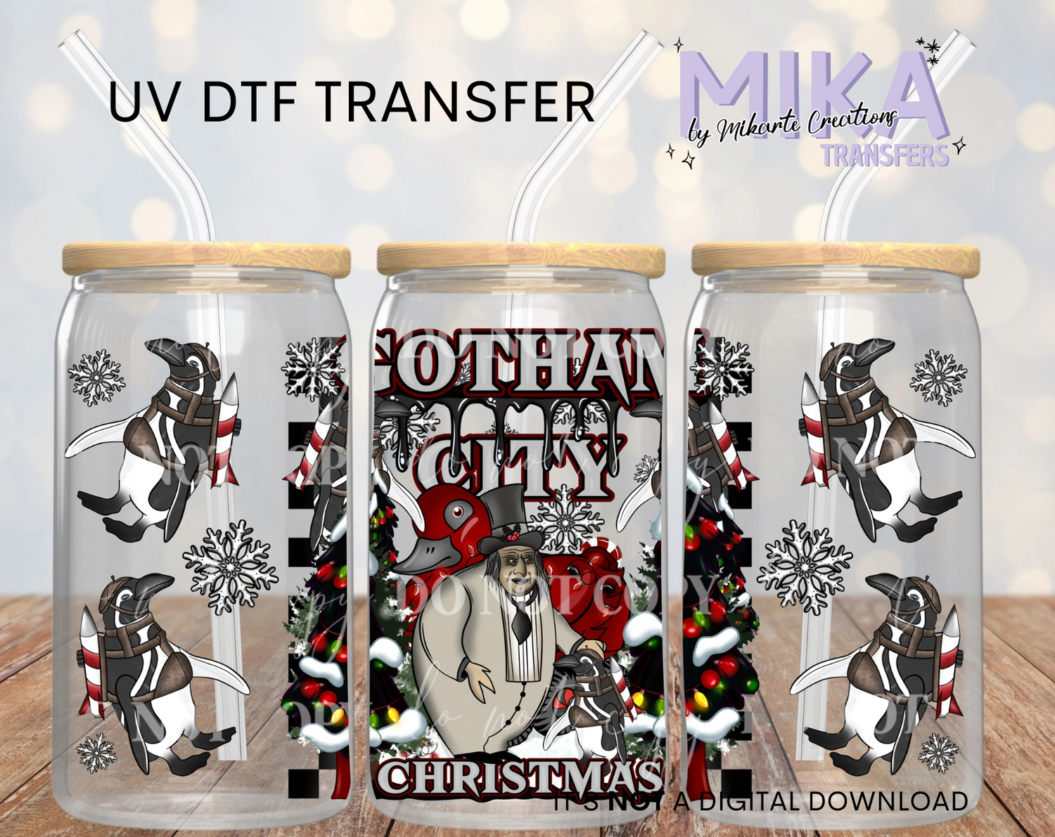 Gotham City Christmas | UV DTF