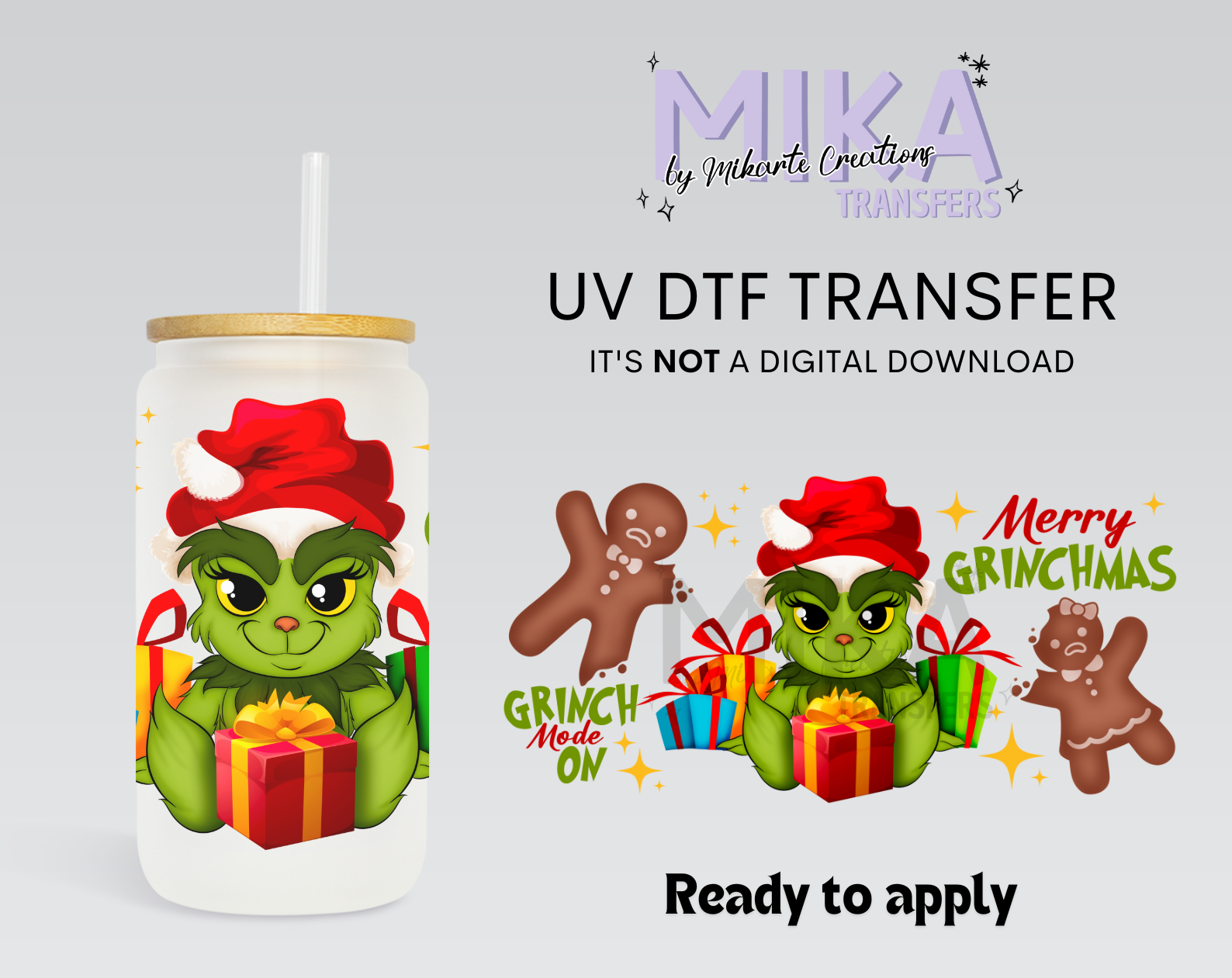 Merry Grinchmas | UV DTF