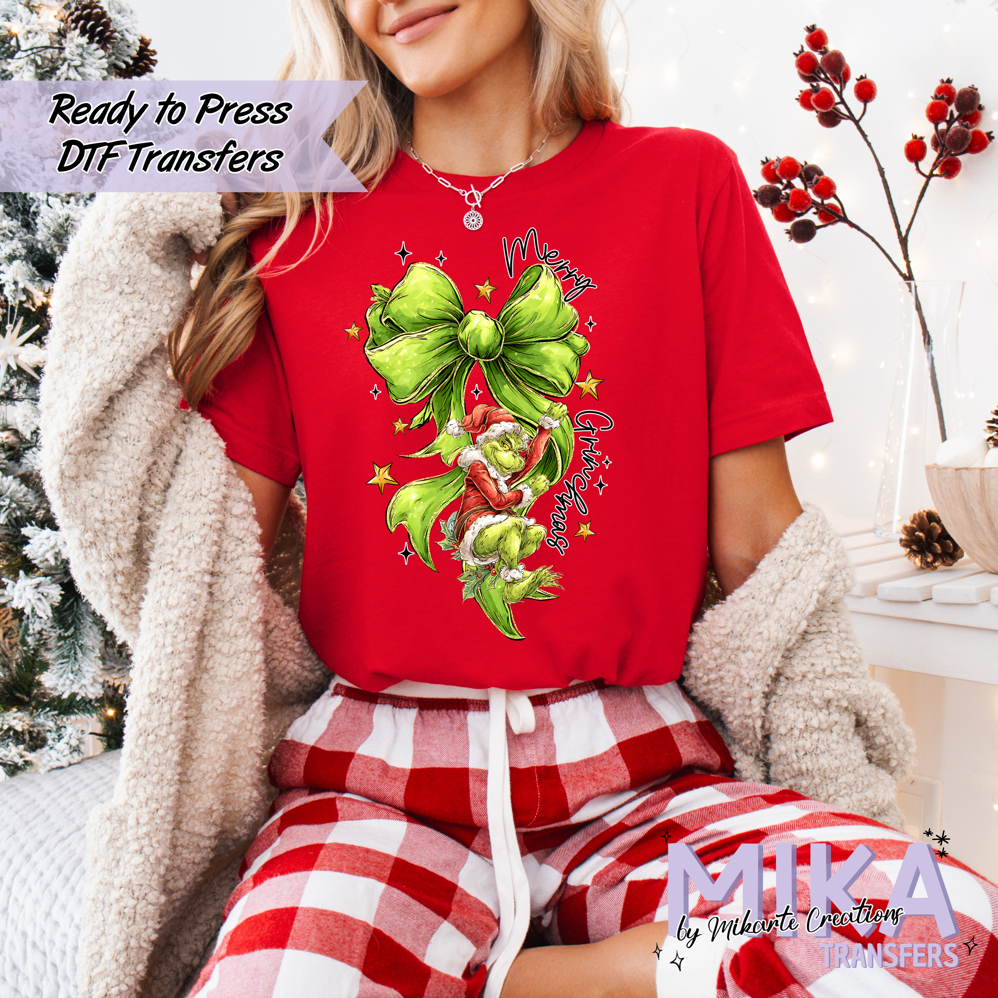 Green Christmas | DTF transfers